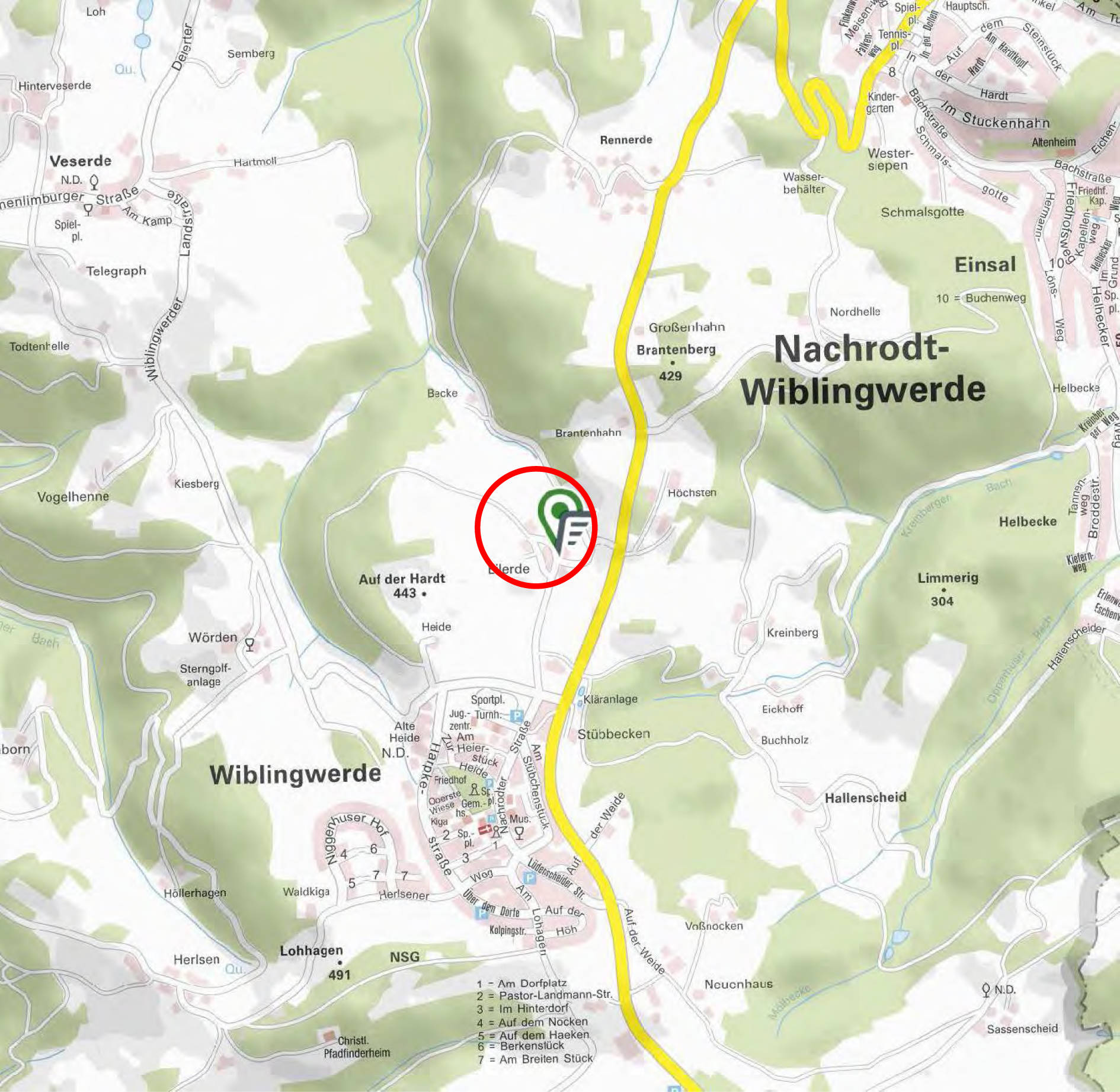 land- und forstwirtschaftlich genutztes Grundstück in Eilerde , 58769 Nachrodt-Wiblingwerde - Bild 2