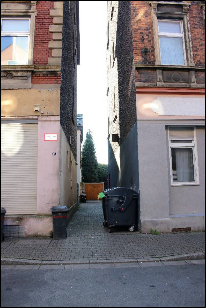 Wohn-/Geschäftshaus, Teil einer Wegefläche in Wiehagen 35, 35 A und 37, 45879 Gelsenkirchen - Bild 2