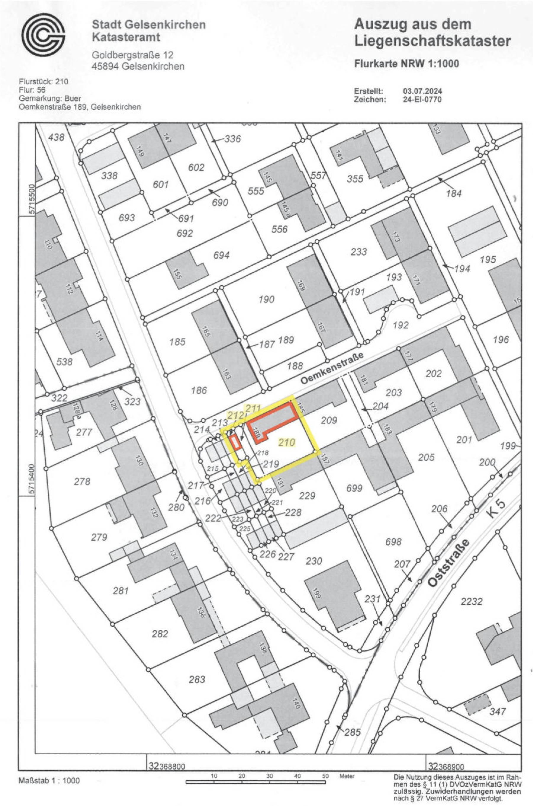 nordrheinwestpfalen 0005 K 0043/2024 Oemkenstraße 189, 45892 Gelsenkirchen, Resse 12