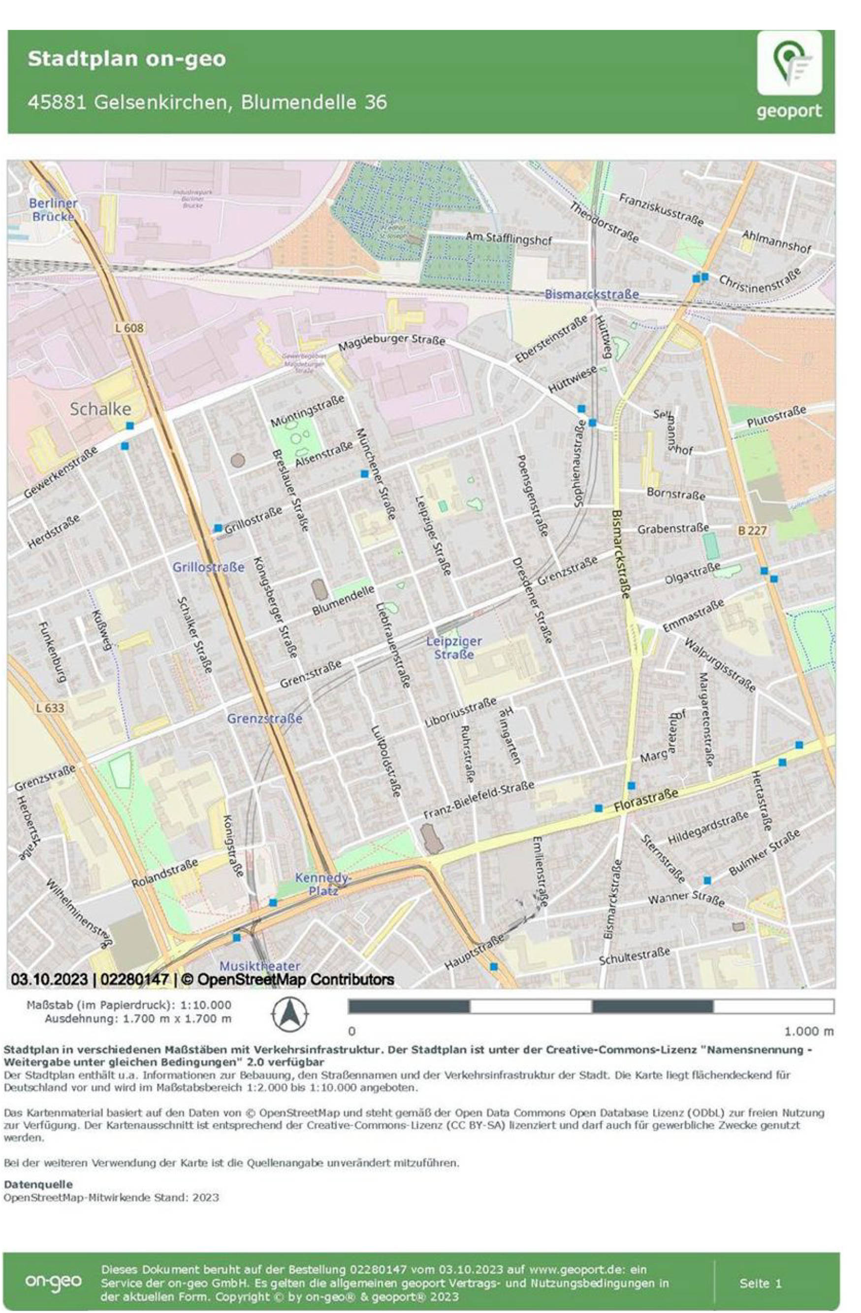 nordrheinwestpfalen 0005K0120-2022 Blumendelle 36, Münchener Str. 75, 45881 Gelsenkirchen, Schalke 17
