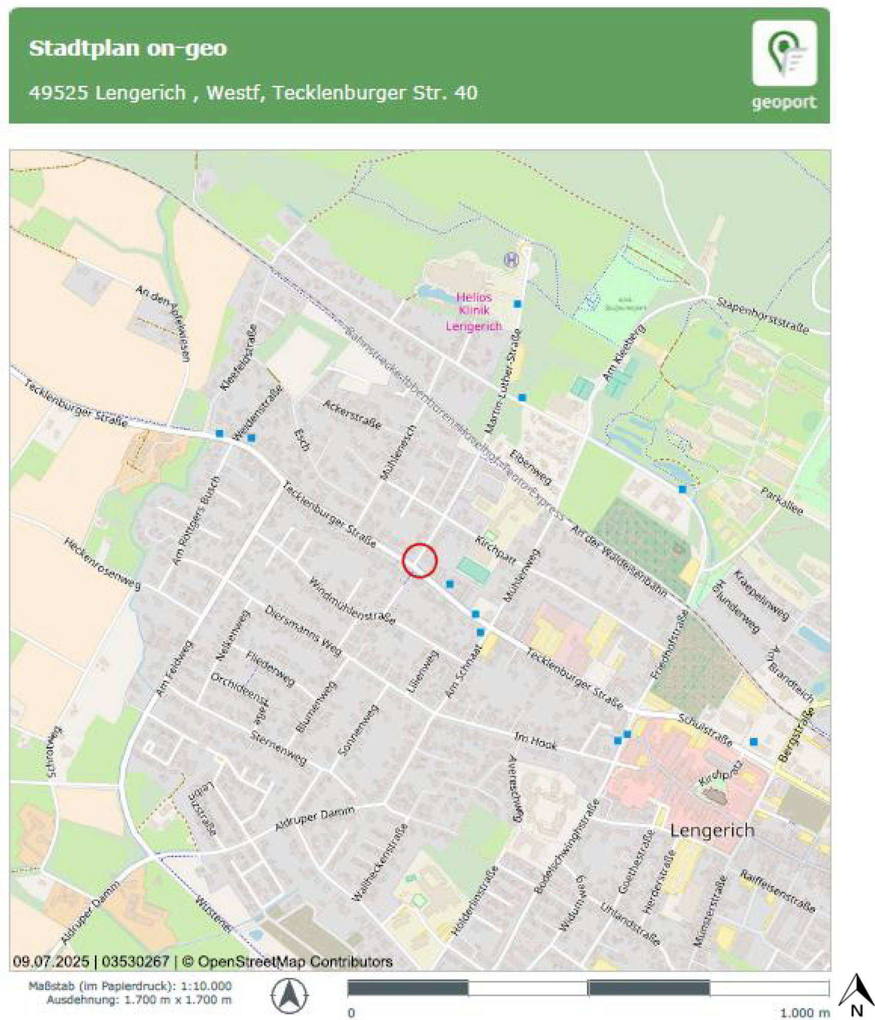 nordrheinwestpfalen 0006 K 0001/2025 Tecklenburger Straße 40, 49525 Lengerich 12