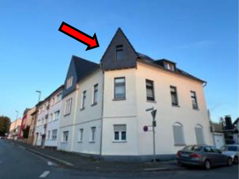 Etagenwohnung im Dachgeschoss mit Spitzboden und Dachterrasse in Wittkuller Straße 2, 42719 Solingen, Wald