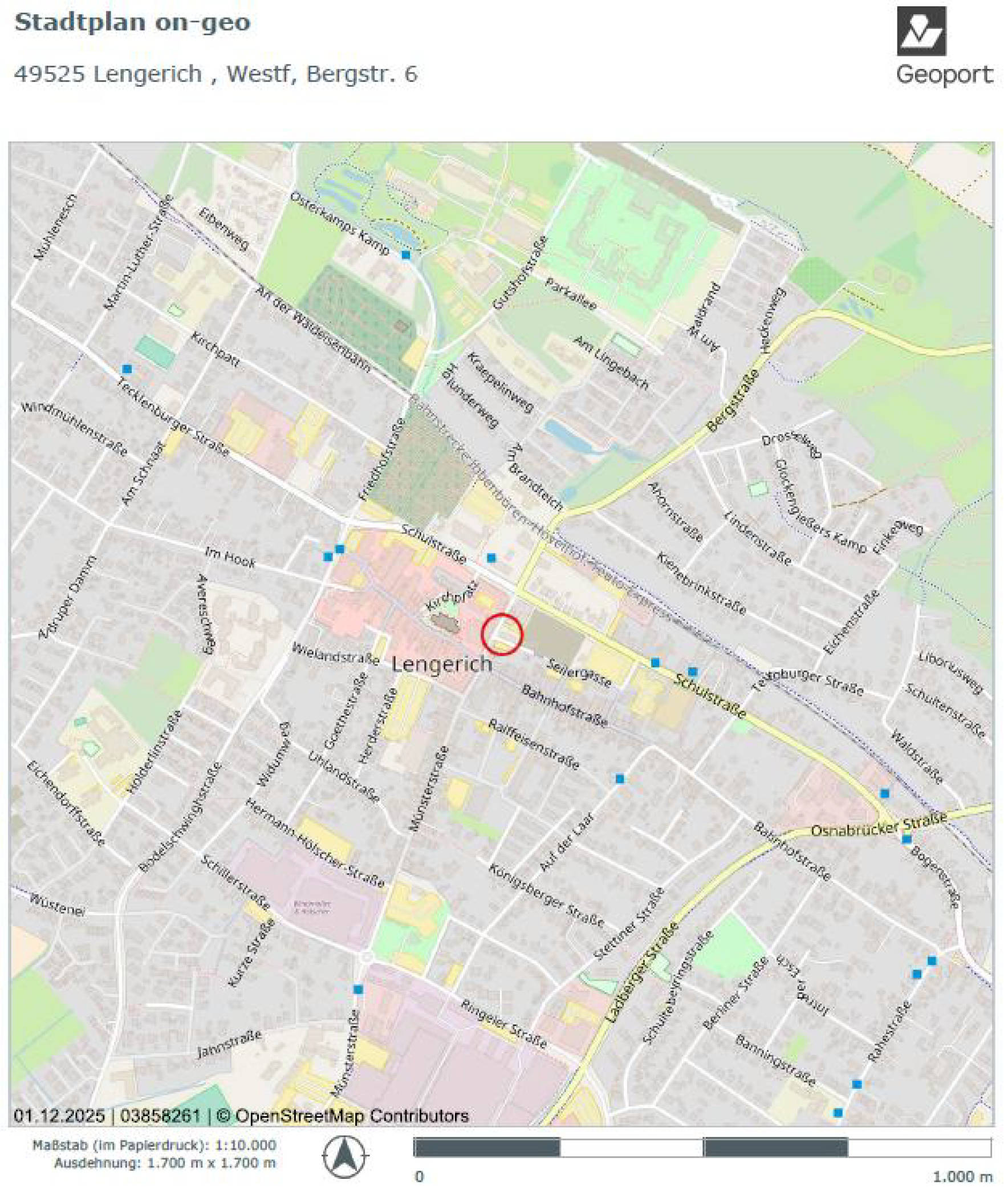 nordrheinwestpfalen 0006 K 0016/2025 Bergstraße 6, 49525 Lengerich 12