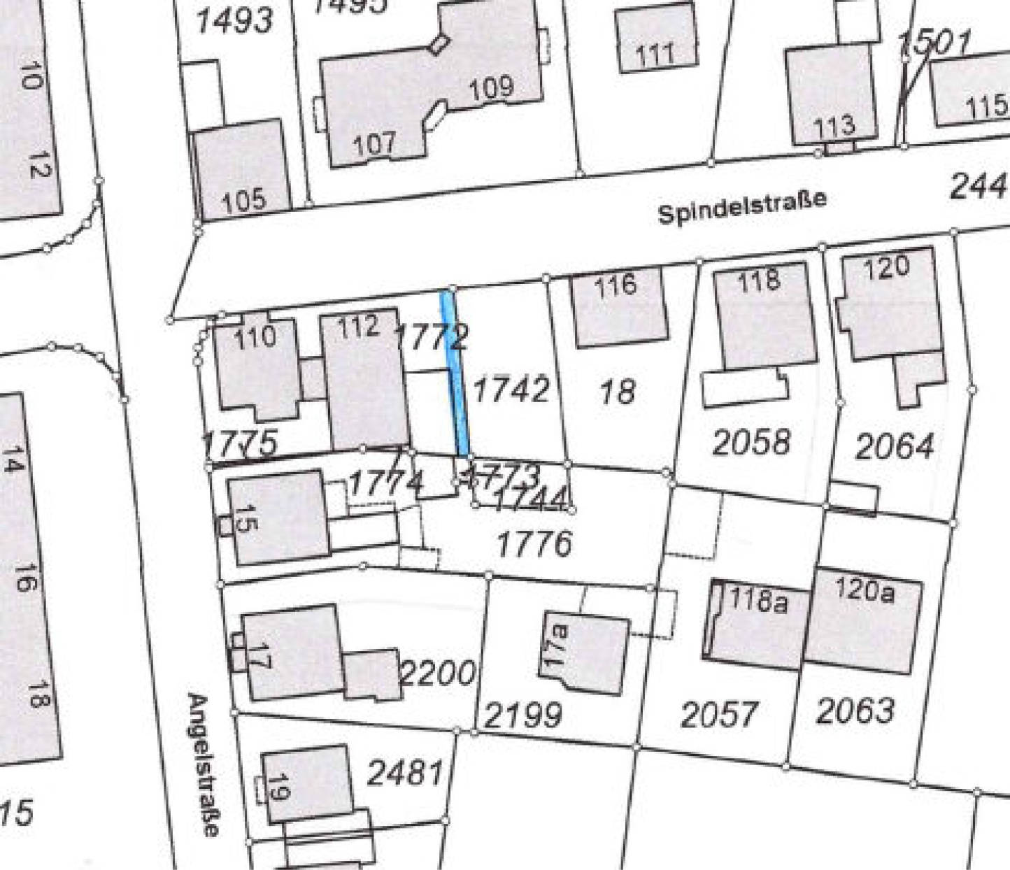 unbebautes Grundstück, Mehrfamilienhaus in Spindelstr. 110, 112, 33604 Bielefeld - Bild 3