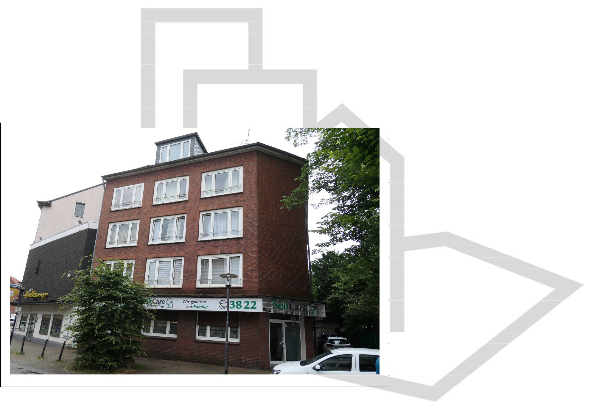 Eigentumswohnung (3 bis 4 Zimmer) in Eickeler Markt 17, 44651 Herne, Eickel