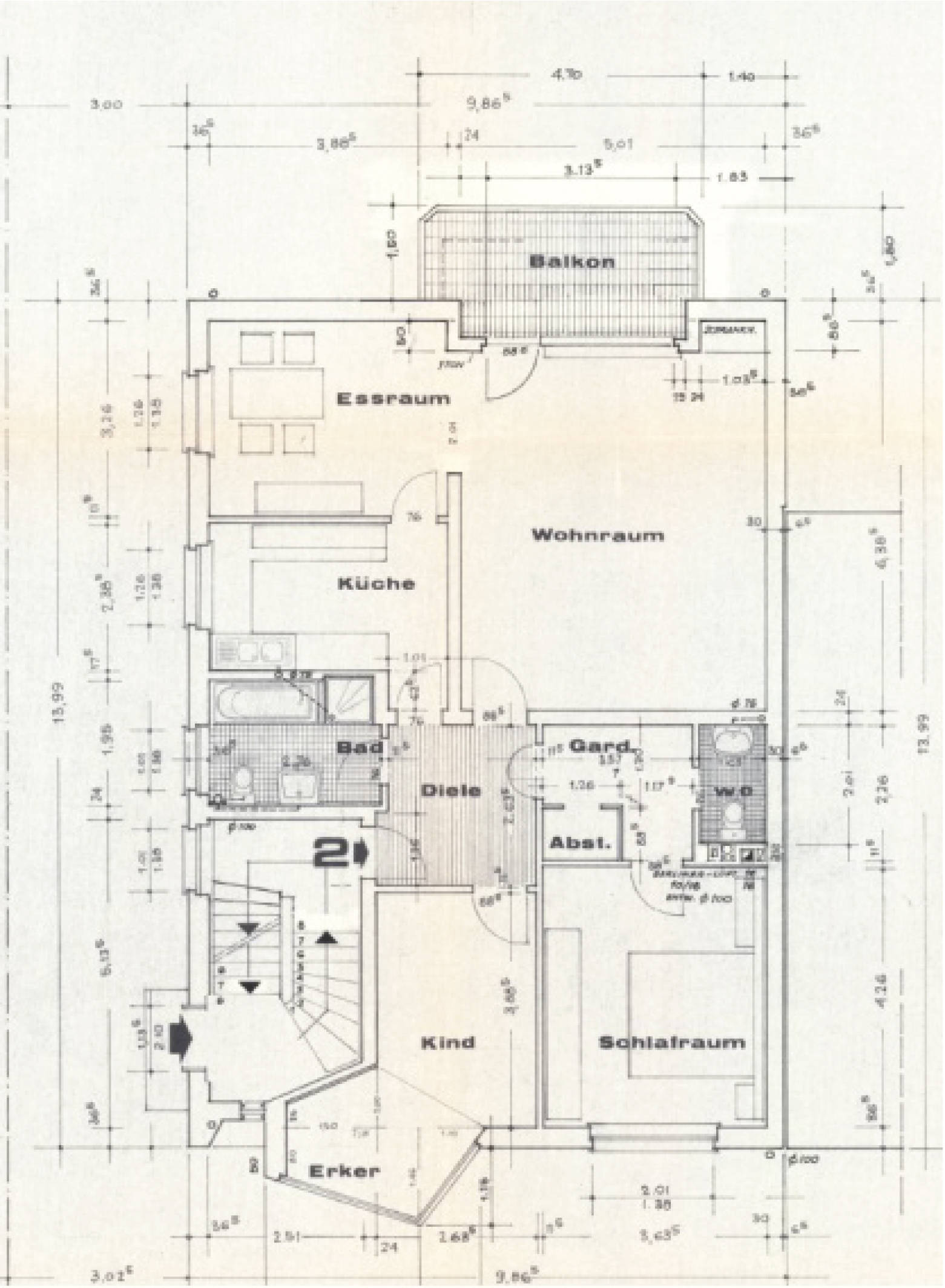 Eigentumswohnung (3 bis 4 Zimmer) in Hospitalstraße 24, 44649 Herne