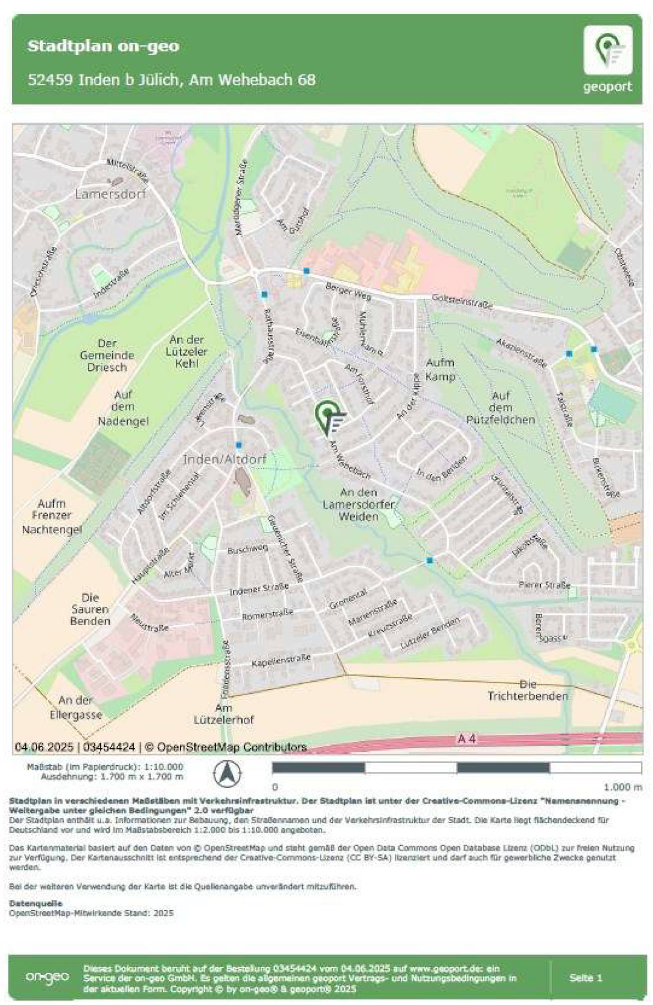 nordrheinwestpfalen 0007 K 0021/2024 Am Wehebach 68, 52459 Inden, Lamersdorf 11