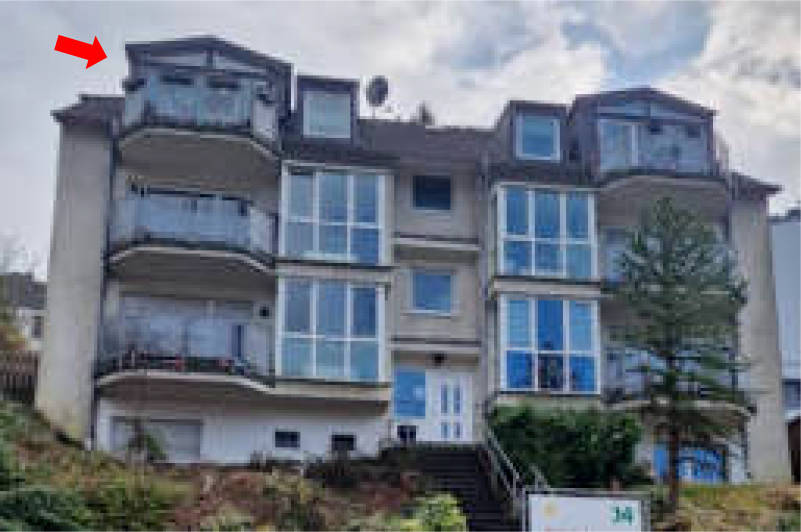 Garage, Eigentumswohnung (3 Zimmer, K, D, B, G-WC, Balkon) in Eppinghofer Bruch 34, 45470 Mülheim an der Ruhr, Mülheim - Bild 2