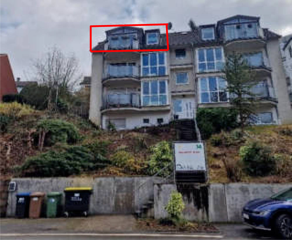 Garage, Eigentumswohnung (3 Zimmer, K, D, B, G-WC, Balkon) in Eppinghofer Bruch 34, 45470 Mülheim an der Ruhr, Mülheim - Bild 3