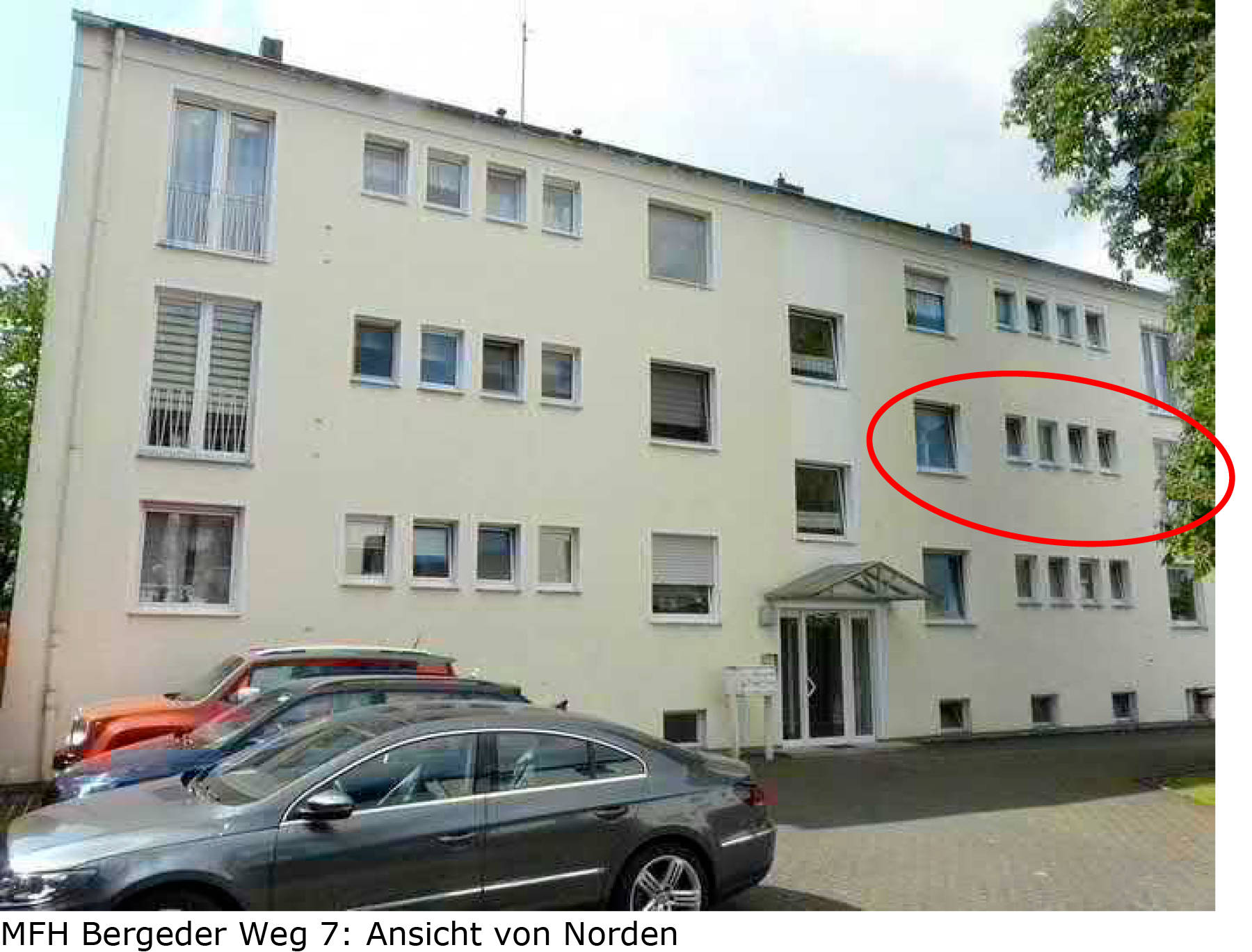 Kfz-Stellplatz, Eigentumswohnung (3 bis 4 Zimmer), 1/48 Miteigentumsanteil (Zuwegung) 0008 K 0002-2024 Bergeder Weg 5, 59494 Soest