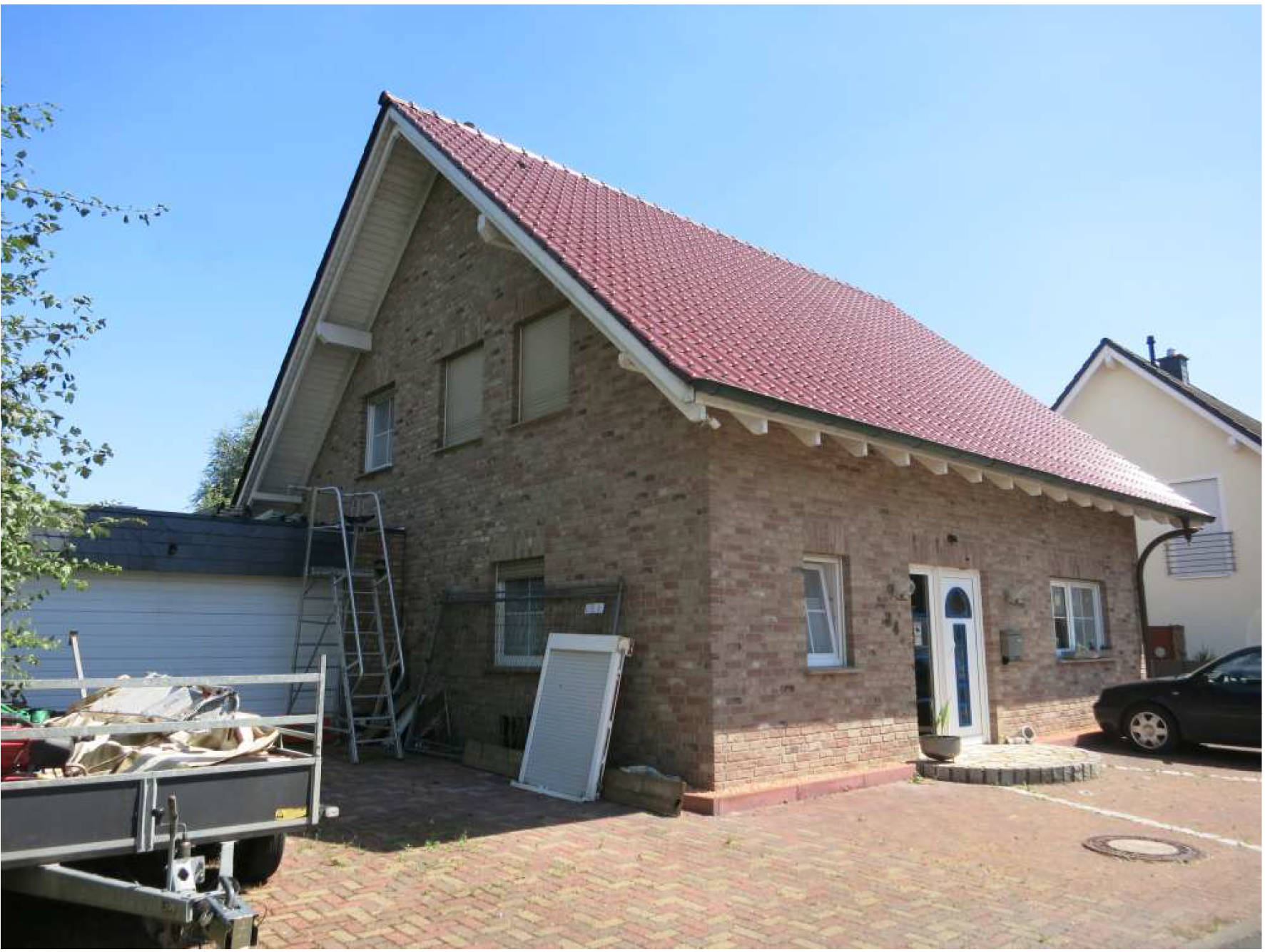 Garage, Einfamilienhaus, mit einem Wohnhaus bebautes Erbbaurecht in Hermesweg 24, 59229 Ahlen, Dolberg - Bild 3