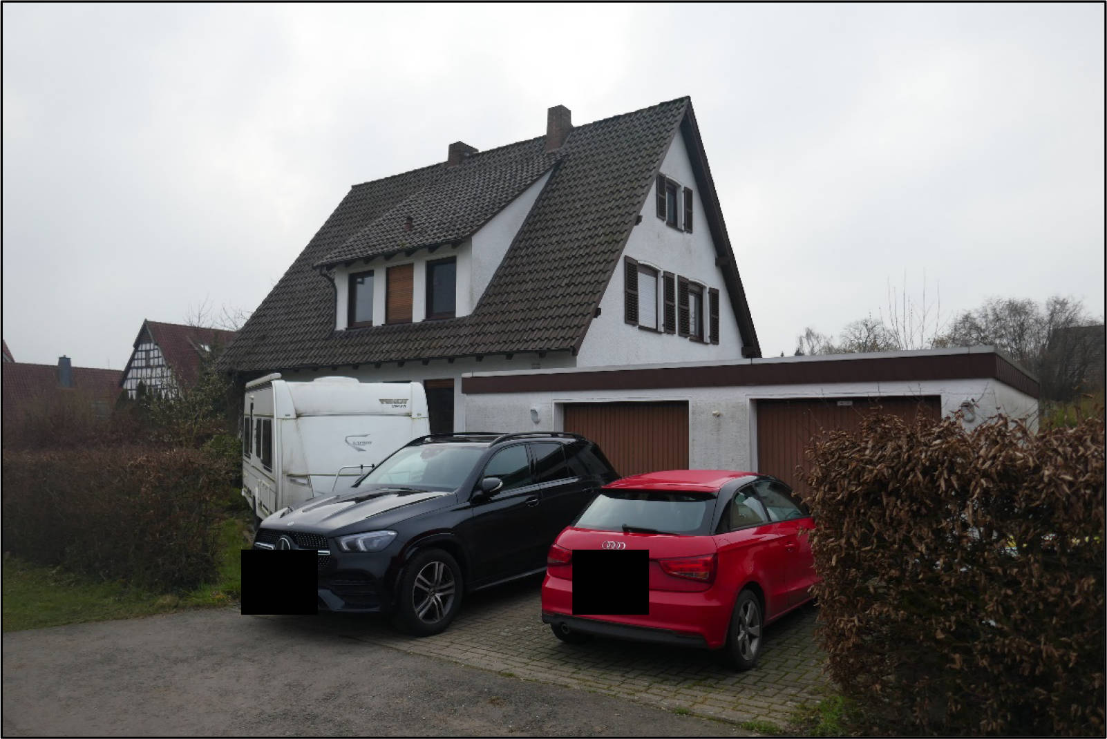 Garage, Einfamilienhaus in Lerchenweg 2, 32361 Preußisch Oldendorf, Holzhausen - Bild 2