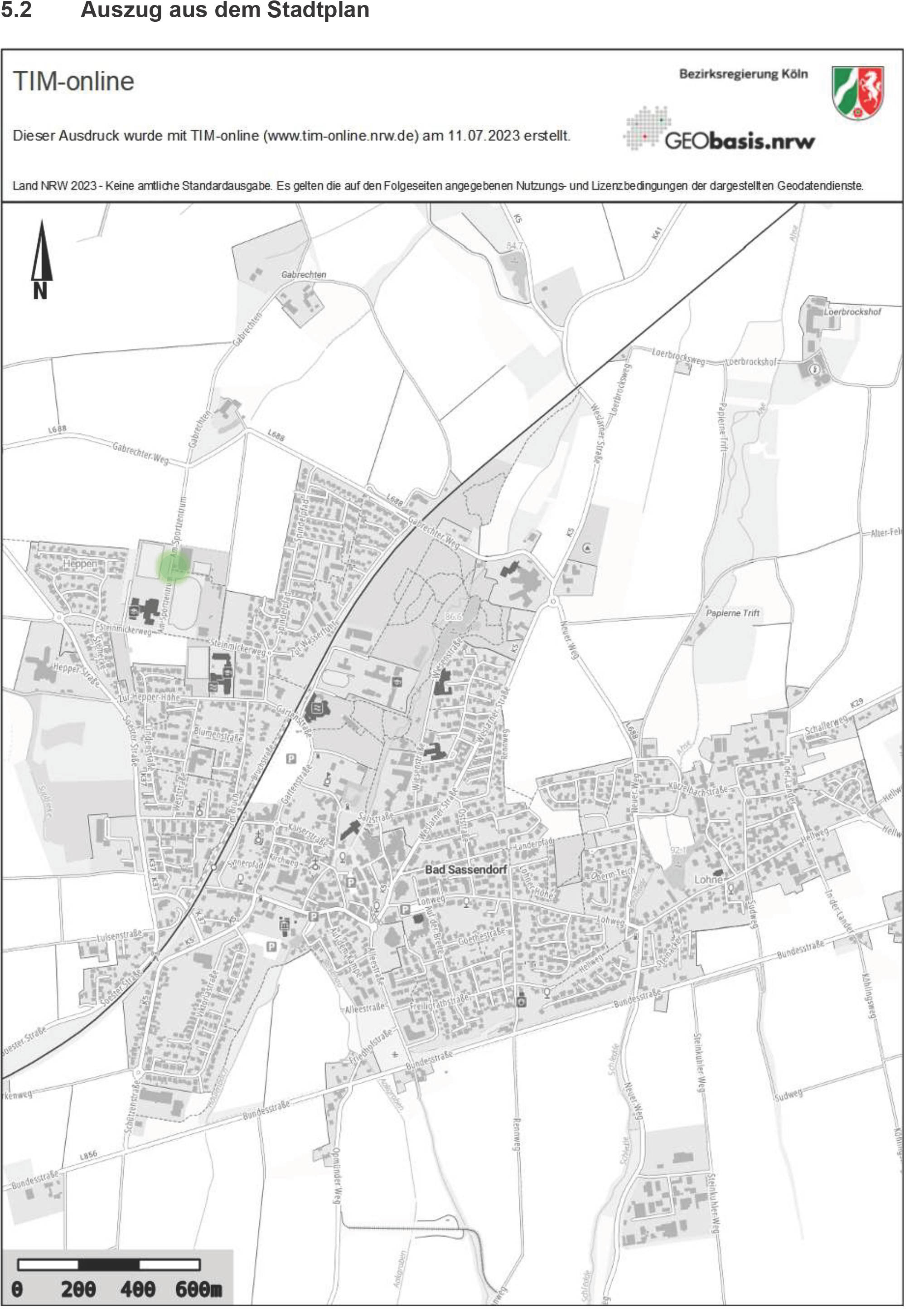 m.einem Einfamilienhaus beb. Erbbaurecht in Am Sportzentrum 1 a, 59505 Bad Sassendorf - Bild 2