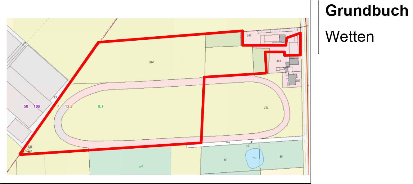 1. Grundstück, bebaut mit Stallgebäuden und einer Betriebsleiterwohnung; 2. Grundstück, bebaut mit Stallgebäuden in Heuweg 2 a, 47625 Kevelaer, Wetten - Bild 5