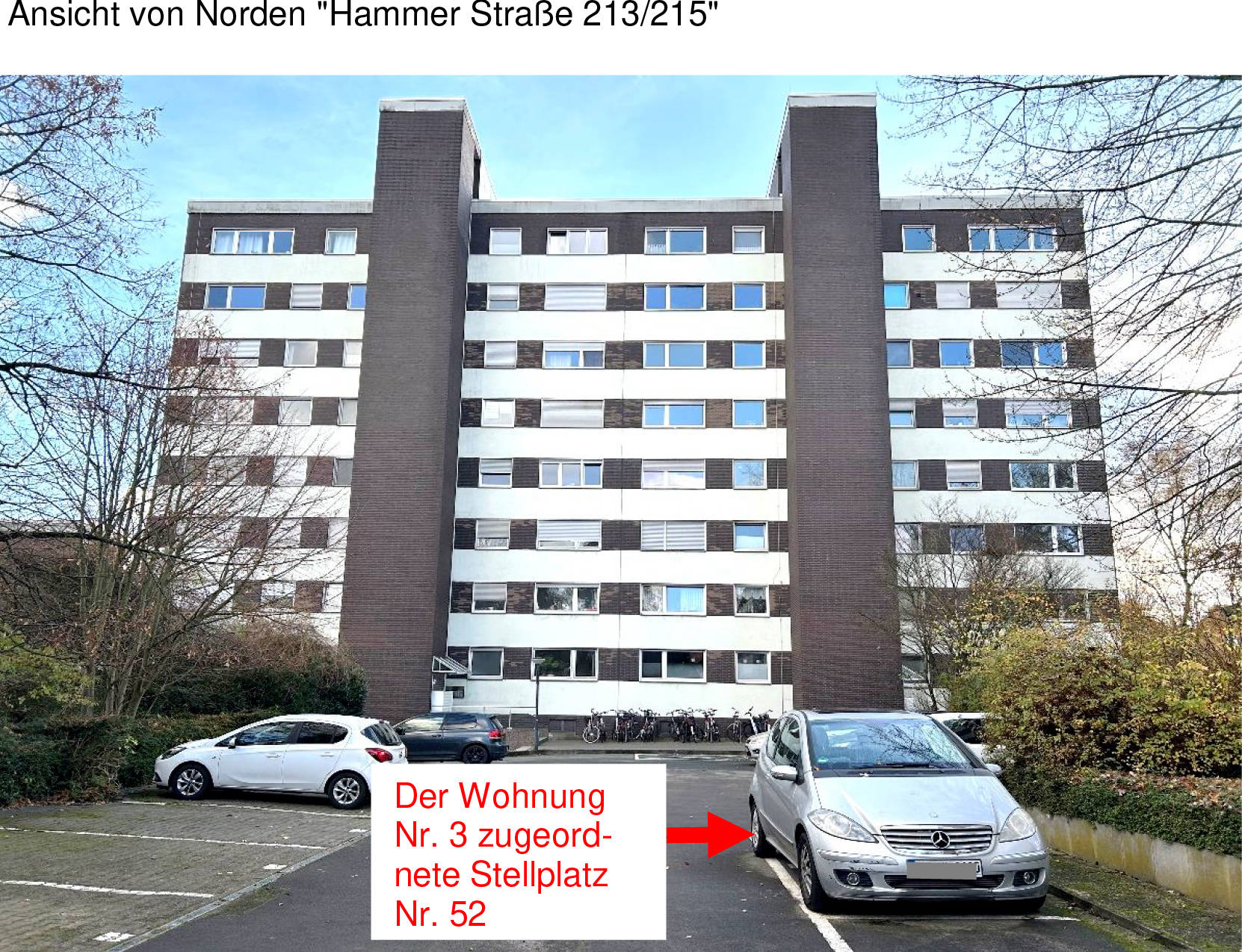 Eigentumswohnung (1 bis 2 Zimmer) in Hammer Straße 209, 211, 213, 215, 217, 219, Eichsfelderstraße 16, 18, 48153 Münster