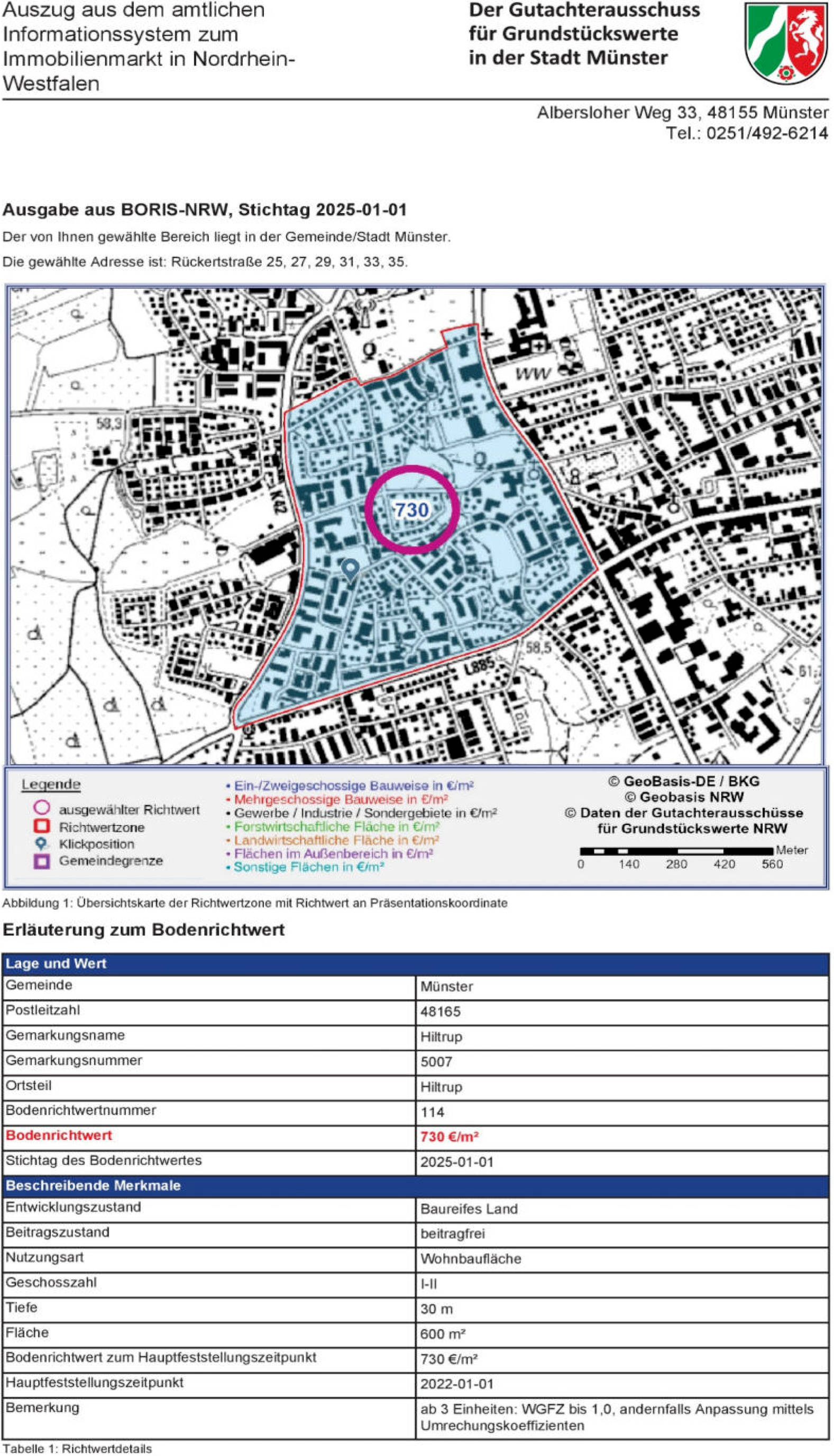 Eigentumswohnung (3 bis 4 Zimmer) in Rückertstraße 25, 27, 29, 31, 33, 35, 48165 Münster - Bild 4