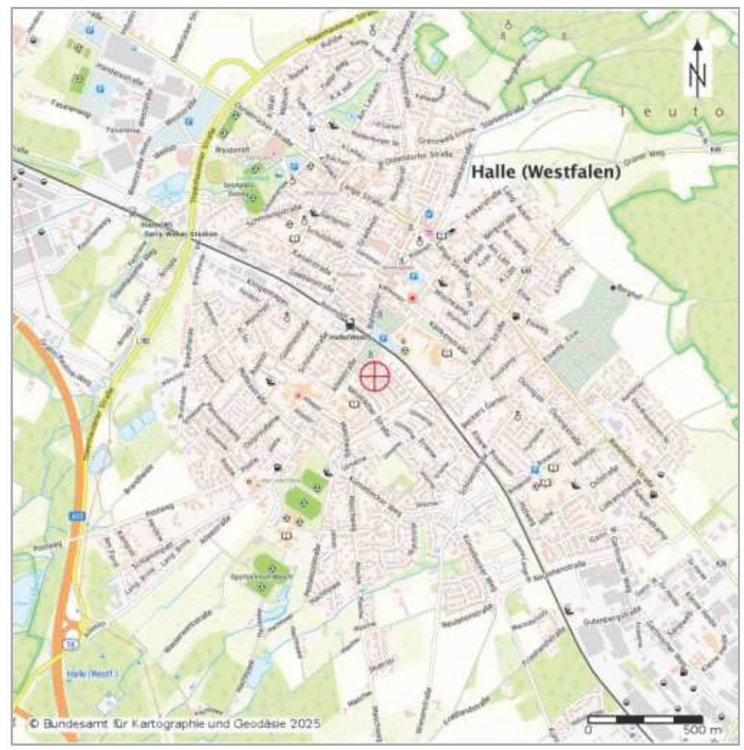 nordrheinwestpfalen 0010 K 0001/2025 Hartmanns Wäldchen 9, 33790 Halle 13
