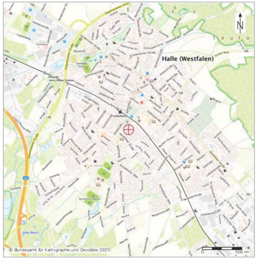 nordrheinwestpfalen 0010 K 0002/2025 Hartmanns Wäldchen 9, 33790 Halle 13