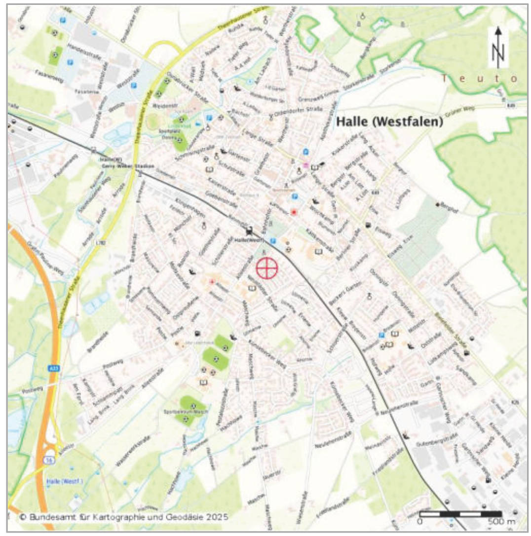 nordrheinwestpfalen 0010 K 0003/2025 Hartmanns Wäldchen 9, 33790 Halle 11