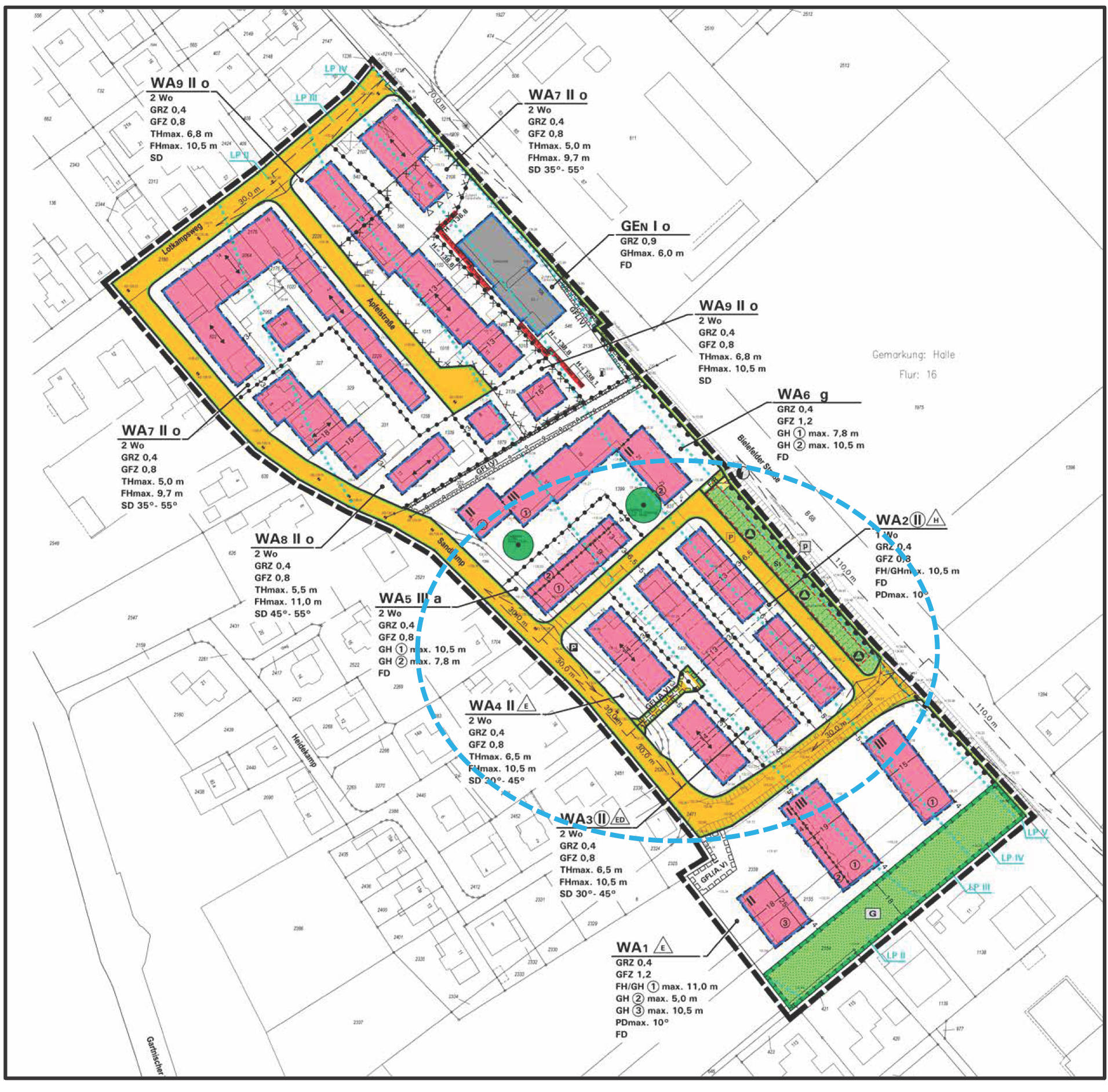 unbebautes Grundstück, in Wohnungseigentum aufgeteilt in Sandkamp 25, 27, 33790 Halle - Bild 4