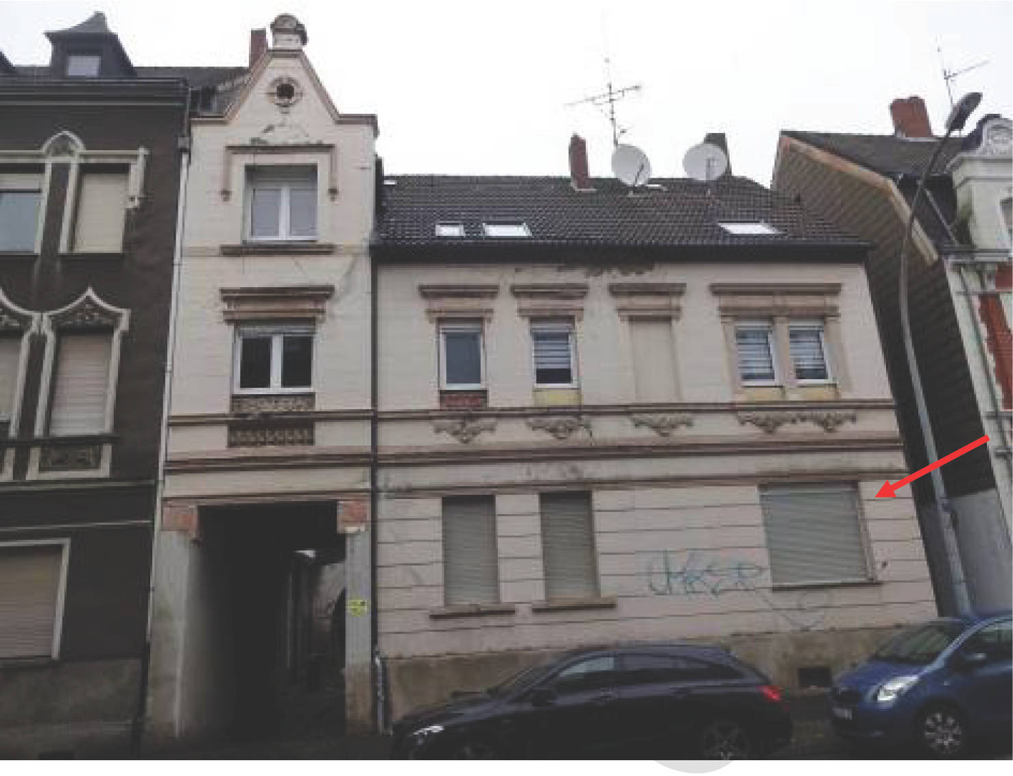 Eigentumswohnung (3 bis 4 Zimmer), WEG Nr. 1, EG nebst Keller in Viktor-Reuter-Straße 43, 44623 Herne, Herne