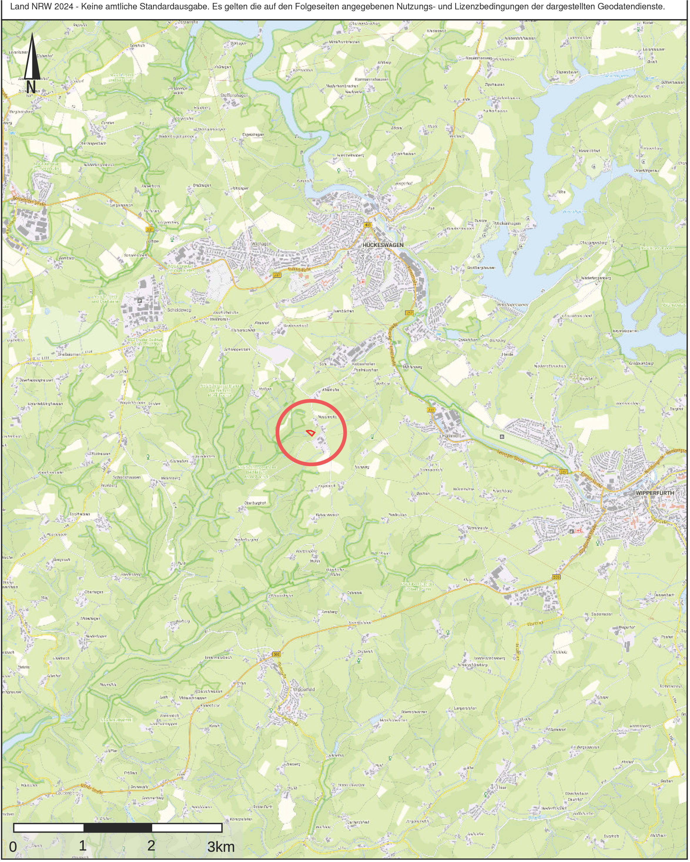 unbebautes Waldgrundtsück in Kümpel, 51688 Wipperfürth - Bild 5