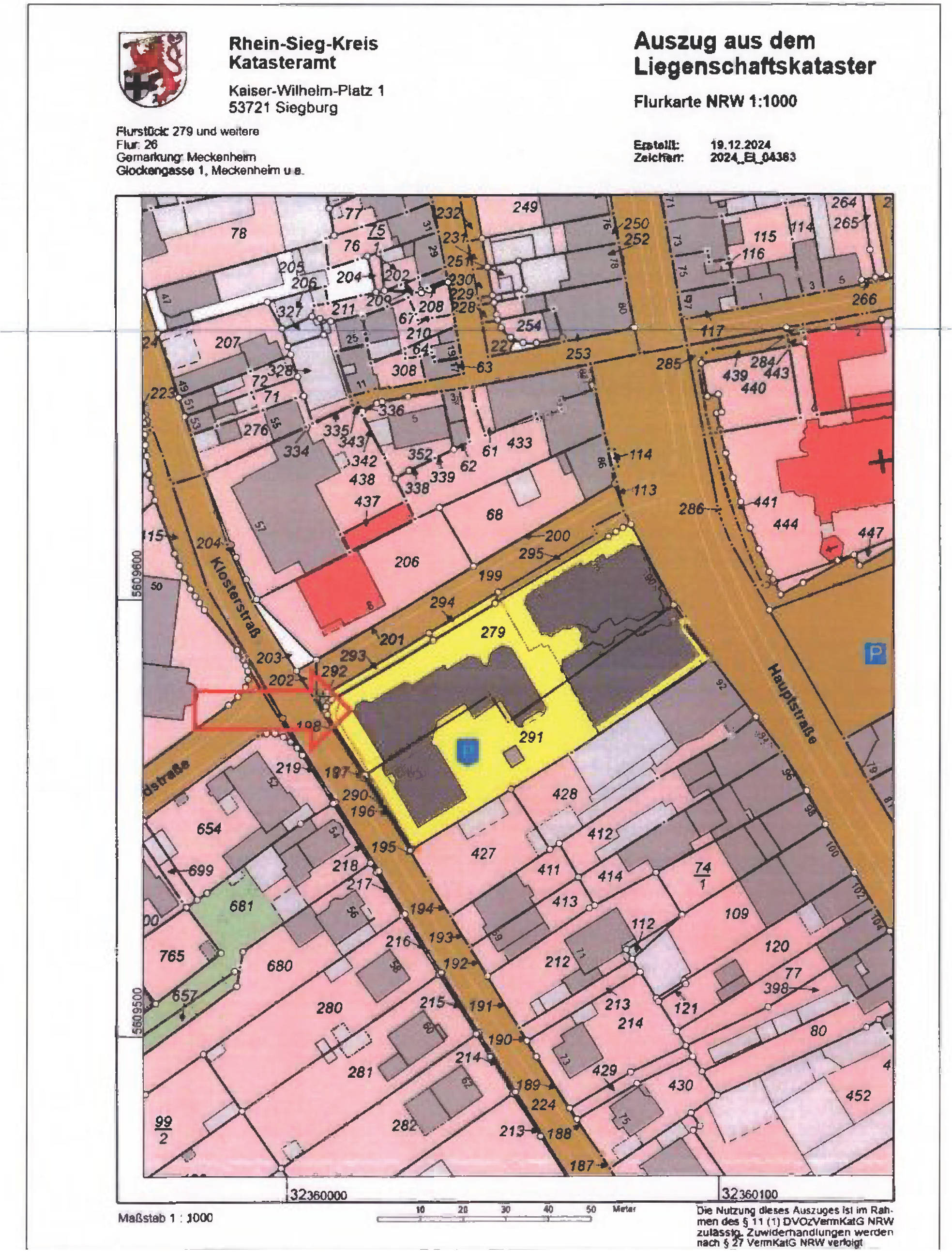 nordrheinwestpfalen 0011 K 0014/2024 Hauptstraße 88,90, Klosterstraße 63, Glockengasse, 53340 Meckenheim 18