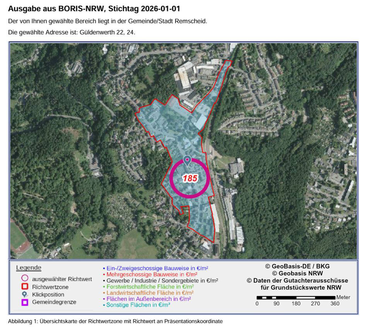 nordrheinwestpfalen 0011 K 0022/2025 Güldenwerth 22, 24, 42857 Remscheid 8