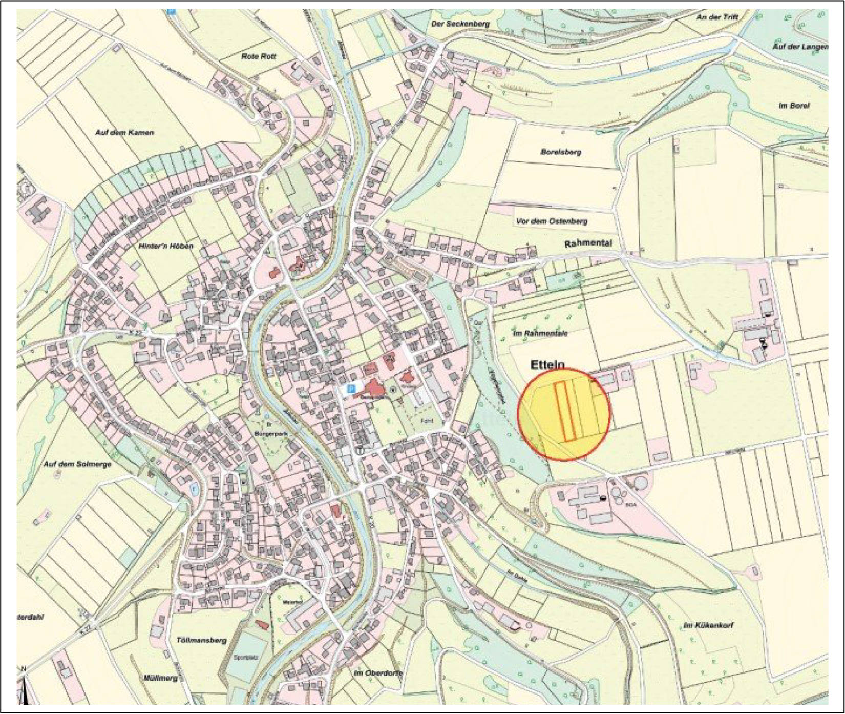 land- und forstwirtschaftlich genutztes Grundstück in Unterm Müllmerg/Halah, 33178 Borchen, Etteln - Bild 3