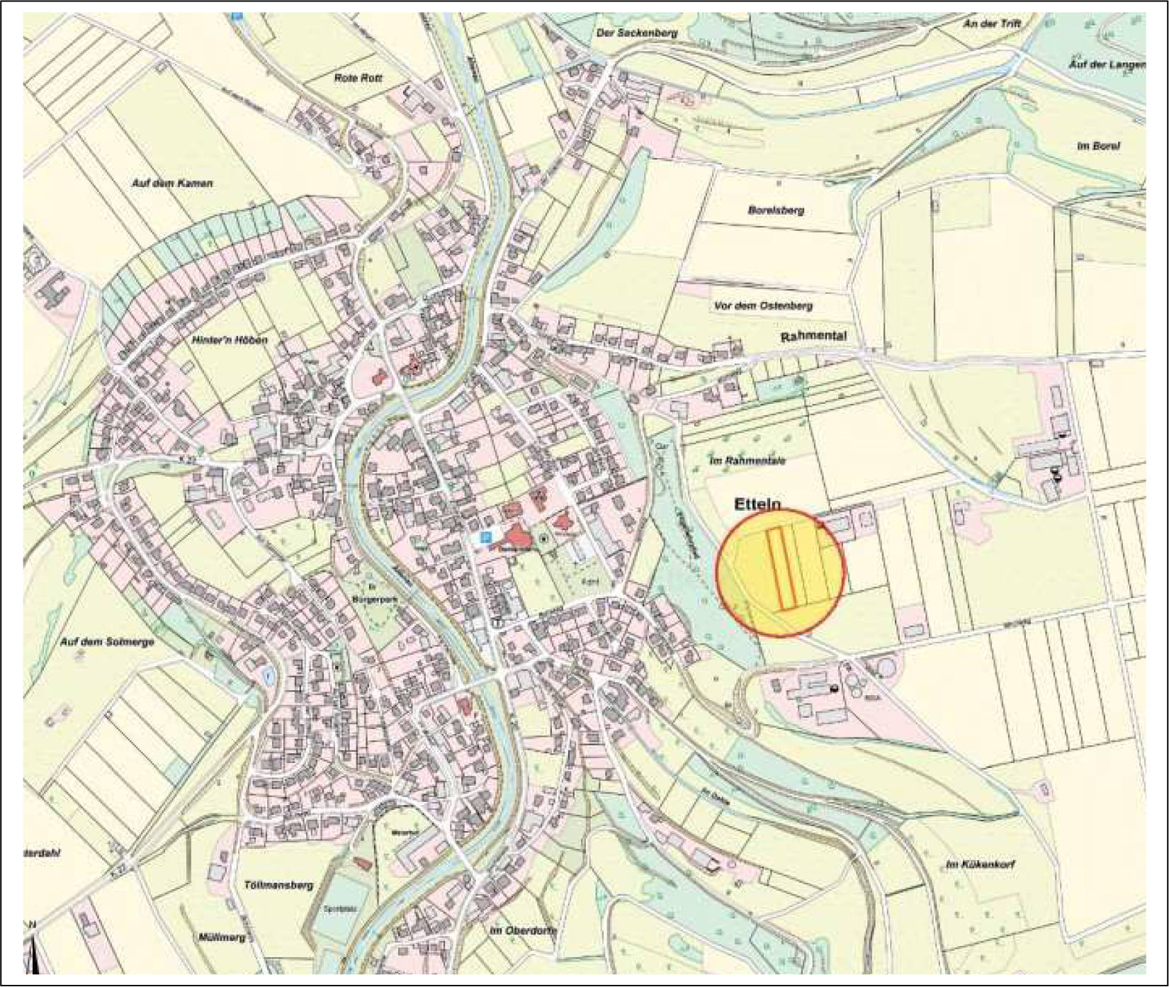 land- und forstwirtschaftlich genutztes Grundstück in Unterm Müllmerg/Halah, 33178 Borchen, Etteln - Bild 3