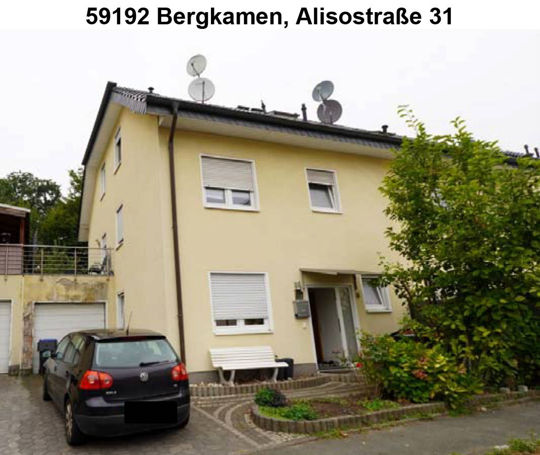 Doppelhaushälfte in Alisostraße 31, 59192 Bergkamen, Oberaden