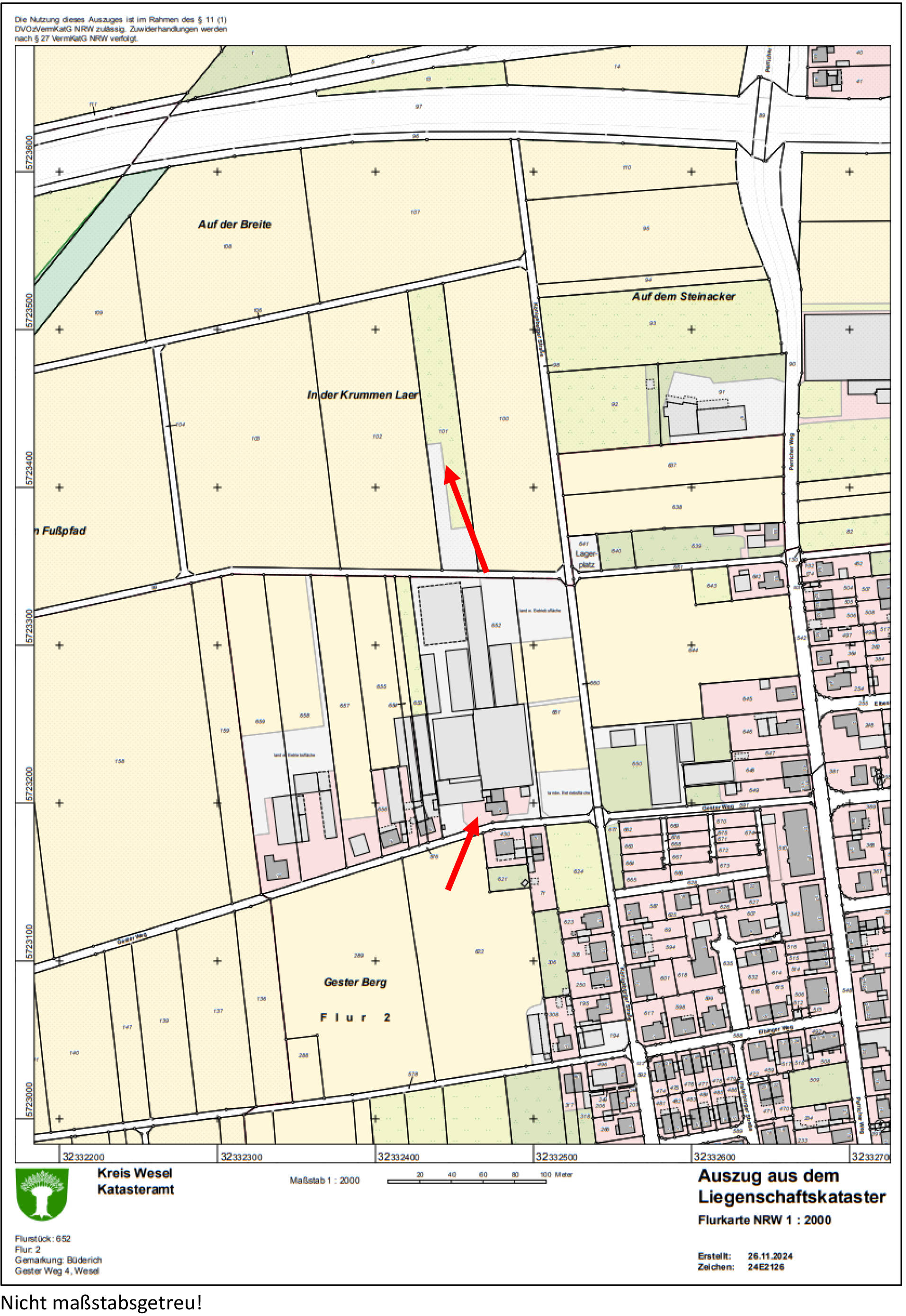 nordrheinwestpfalen 0014K0023/2024 Gester Weg 4 und In der Krummen Laer, 46487 Wesel, Büderich 6