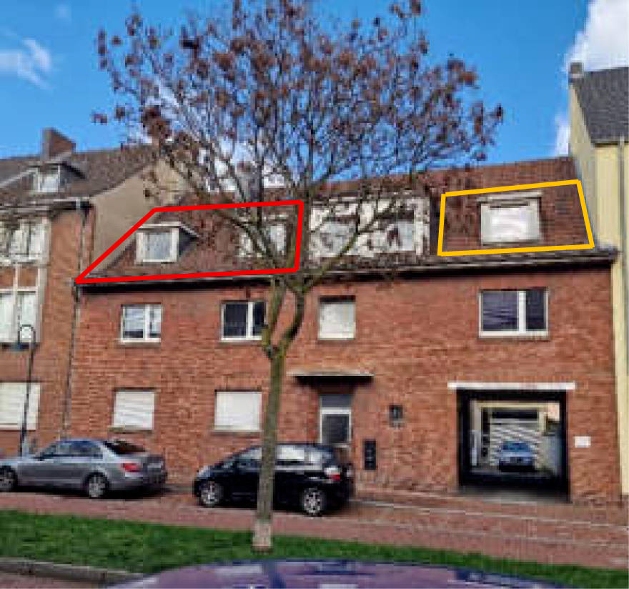 Eigentumswohnung (3 Zimmer K, D. B und Kellerraum) sowie ein Kfz-Stellplatz, Eigentumswohnung (2 Zimmer K, D. B und Kellerraum) sowie ein Kfz-Stellplatz in Beguinenstraße 11, 13, 46483 Wesel