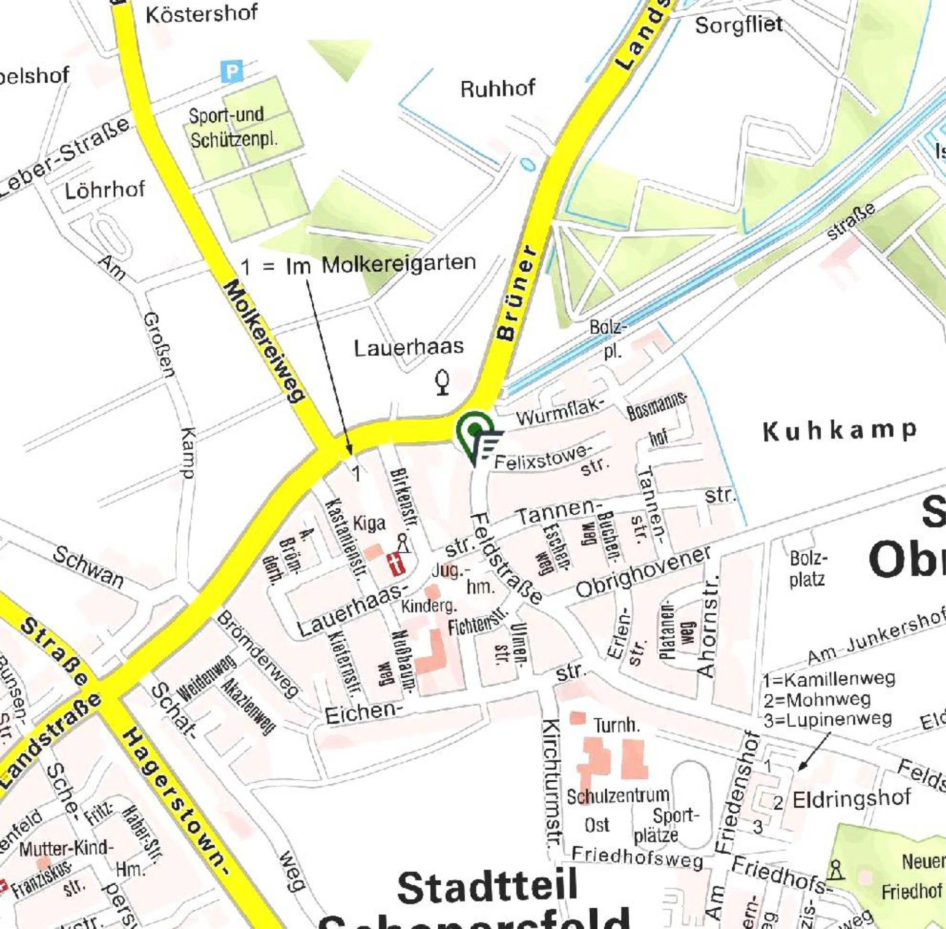 unbebautes Grundstück in Feldstraße, 46485 Wesel, Obrighoven - Bild 4