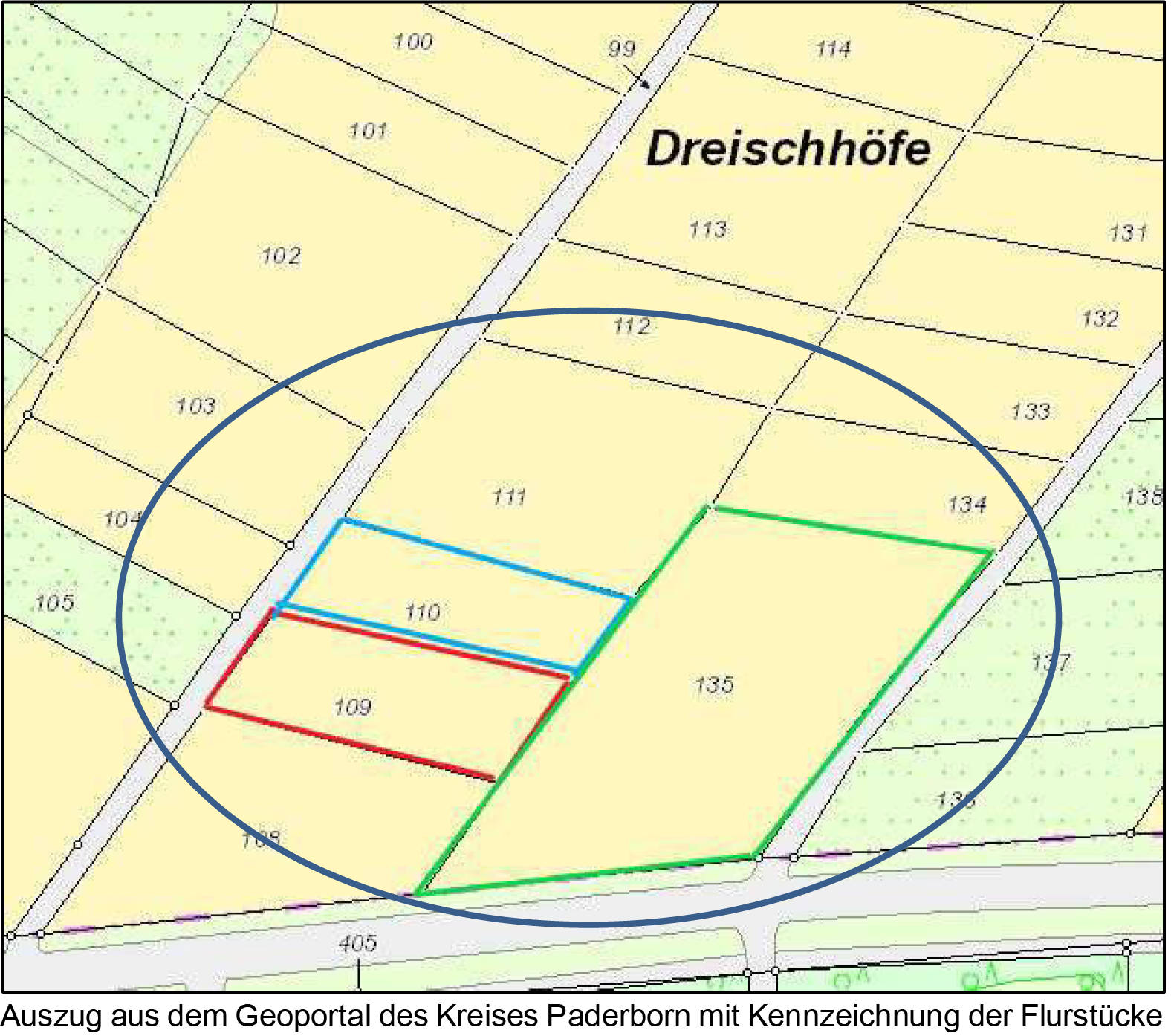 land- und forstwirtschaftlich genutztes Grundstück in Rückefeldshöfe, 33165 Lichtenau, Herbram - Bild 4