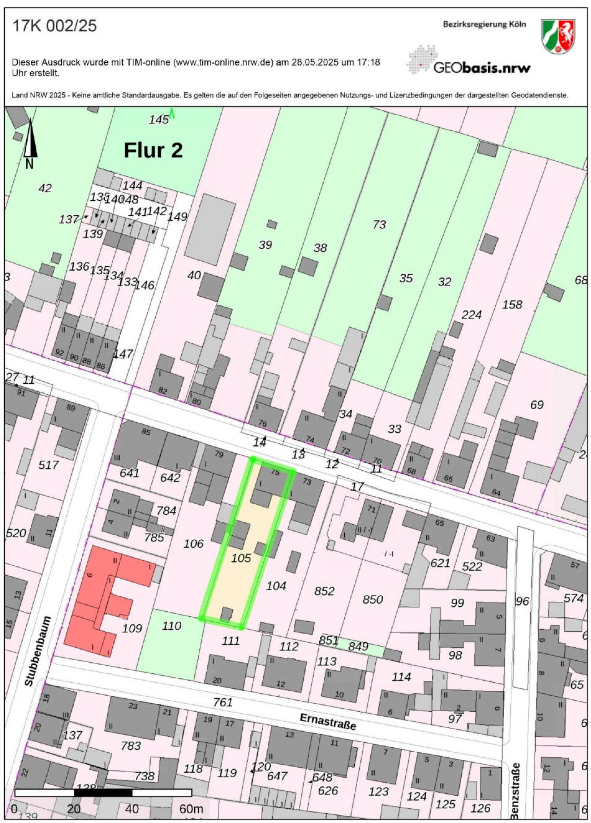 nordrheinwestpfalen 0017 K 0002/2025 Franzenkamp 75, 46049 Oberhausen 34