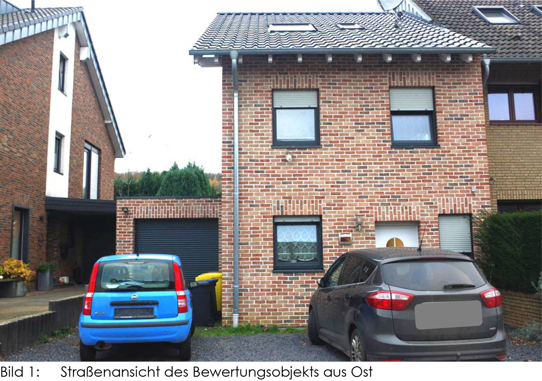 Garage, Einfamilienhaus, Zwangsversteigerungsverfahren zum Zwecke der Aufhebung der Gemeinschaft, 2015 errichtetes Reiehenendhaus sowie Einzelgarage in Theodor-Körner-Straße, 41515 Grevenbroich, Allrath
