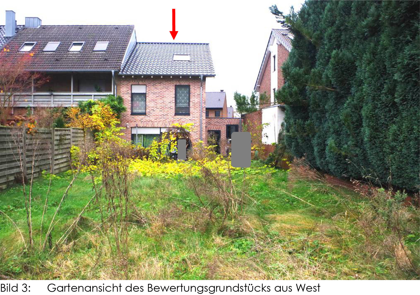 Garage, Einfamilienhaus, Zwangsversteigerungsverfahren zum Zwecke der Aufhebung der Gemeinschaft, 2015 errichtetes Reiehenendhaus sowie Einzelgarage in Theodor-Körner-Straße, 41515 Grevenbroich, Allrath - Bild 3