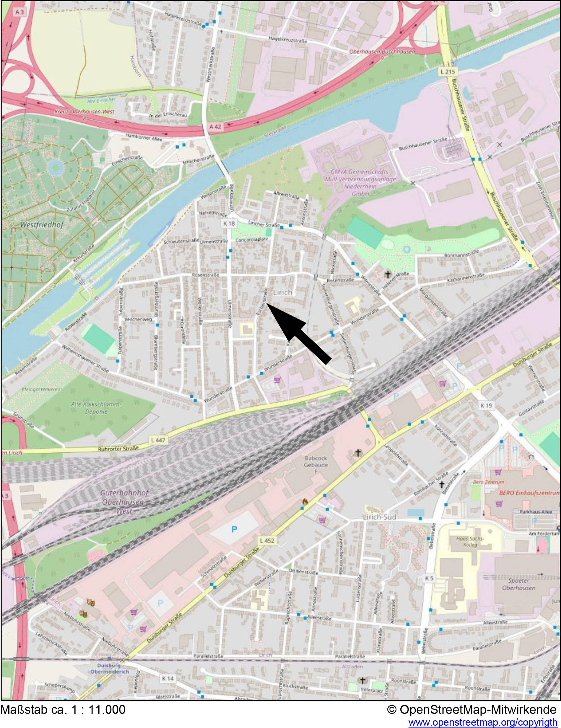 nordrheinwestpfalen 0017 K 0005/2024 Eschenstraße 63 A, 46049 Oberhausen 24