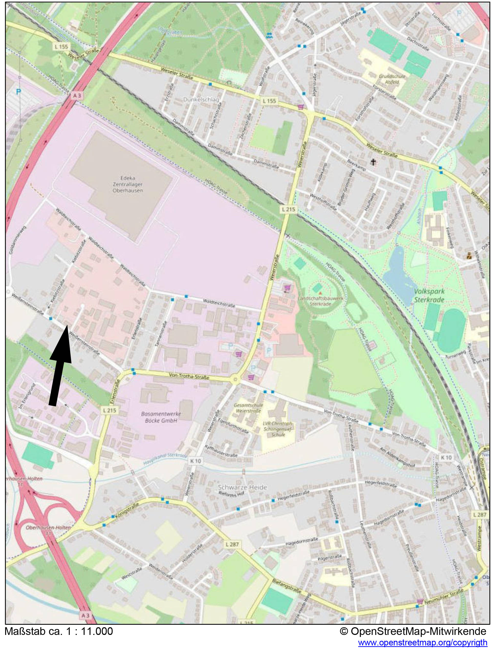 nordrheinwestpfalen 0017 K 0007/2024 Weißensteinstraße 98, 46149 Oberhausen 24