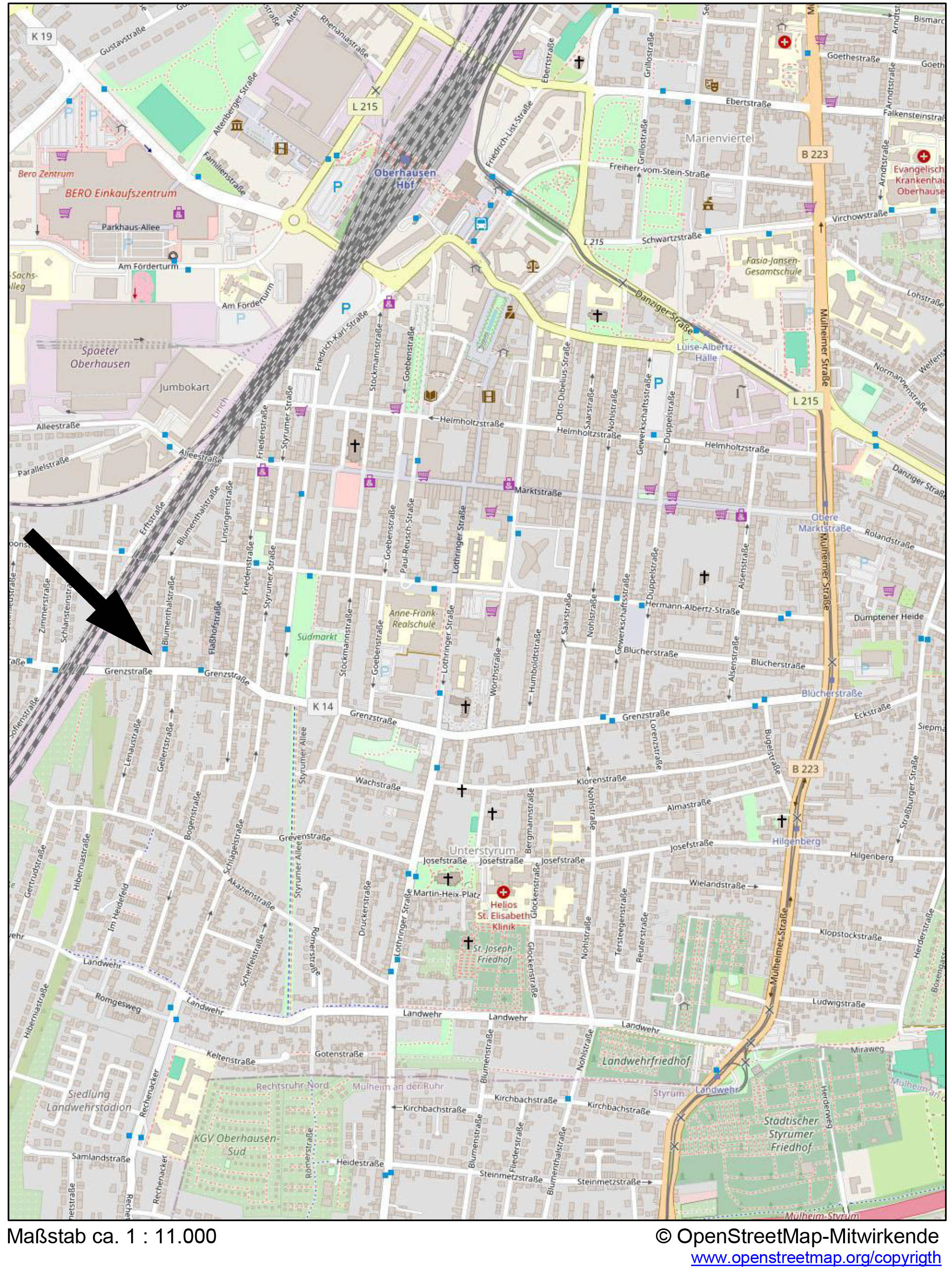 nordrheinwestpfalen 0017K0009/2023 Blumenthalstraße 69, 46045 Oberhausen 17