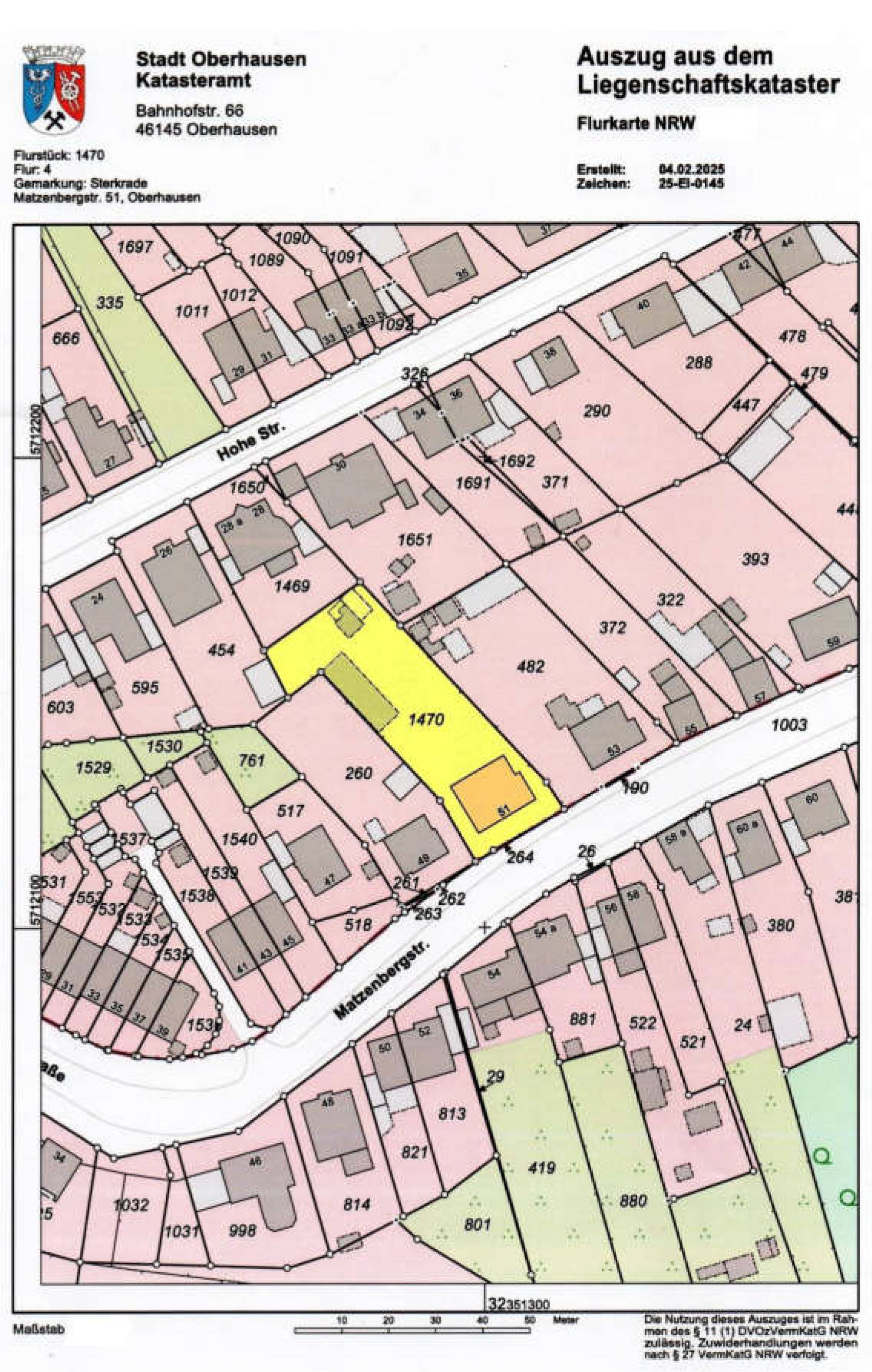 nordrheinwestpfalen 0017 K 0021/2024 Matzenbergstraße 51, 46145 Oberhausen 31