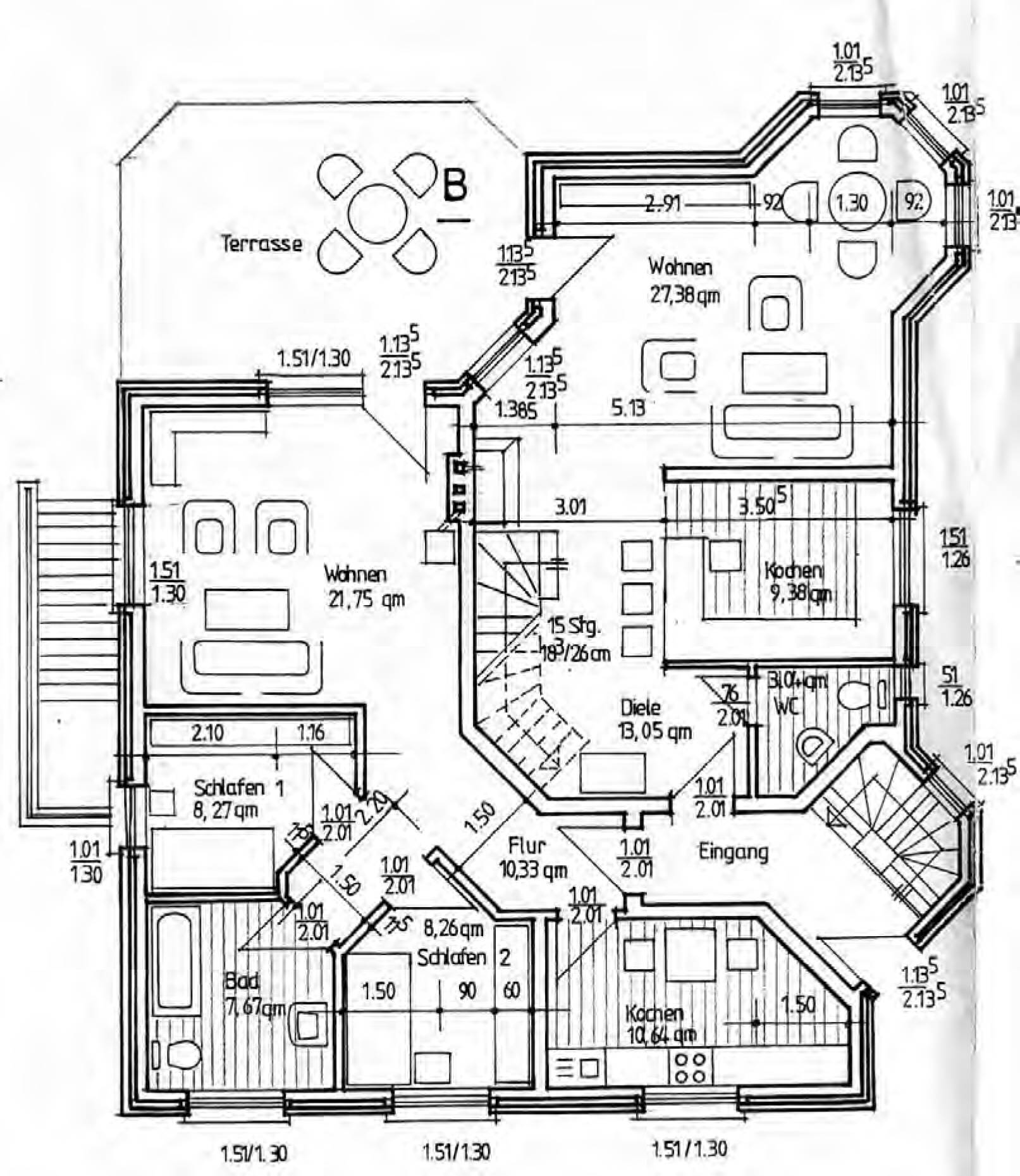 Kfz-Stellplatz, Garage, Einfamilienhaus, Einfamilienhaus mit Einliegerwohnung in Johannes-Meyer-Weg 3, 33034 Brakel - Bild 2