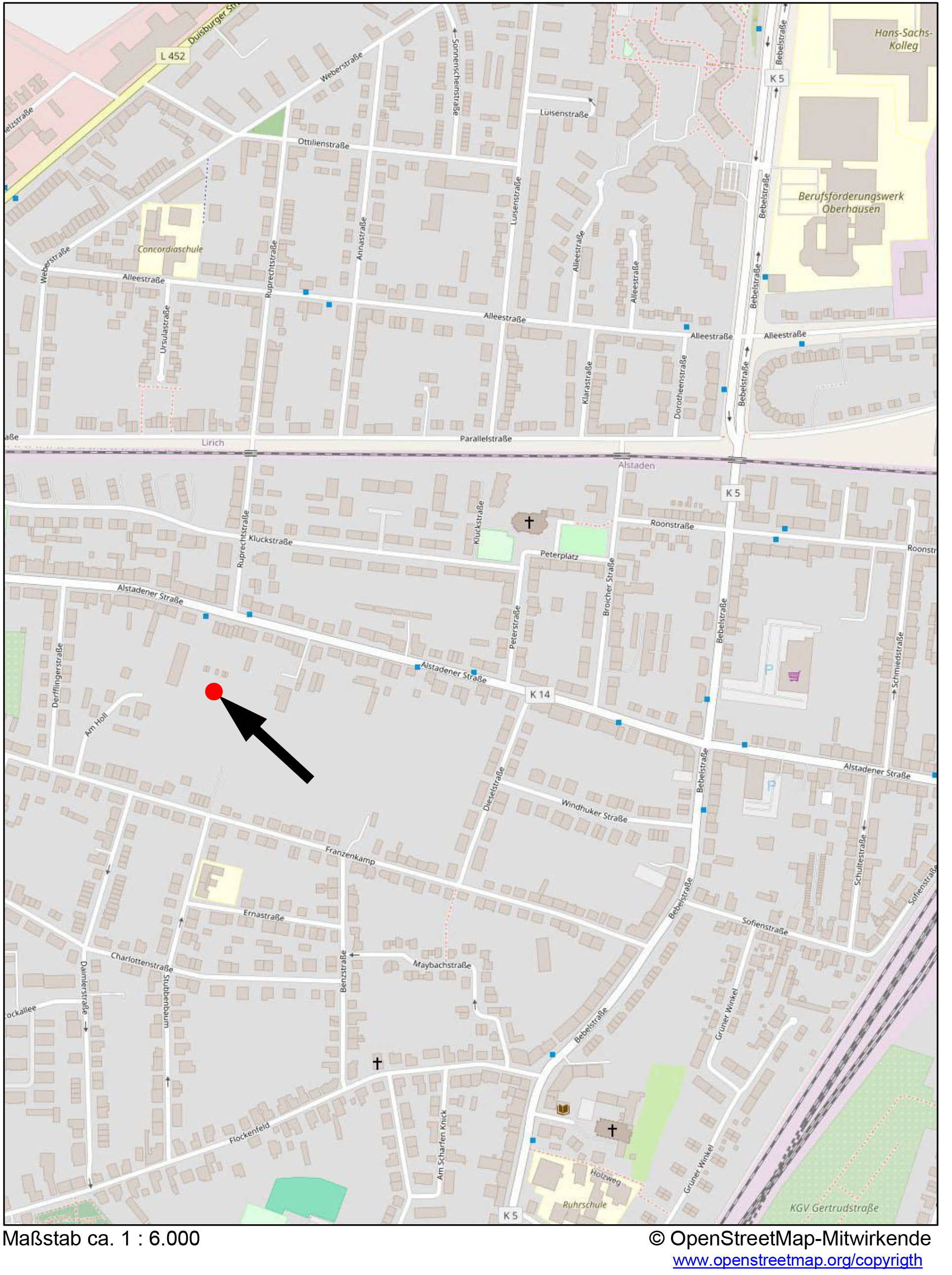 nordrheinwestpfalen 0017K0031-2023 Alstadener Straße ohne Nummer (hinter 117), 46049 Oberhausen 7