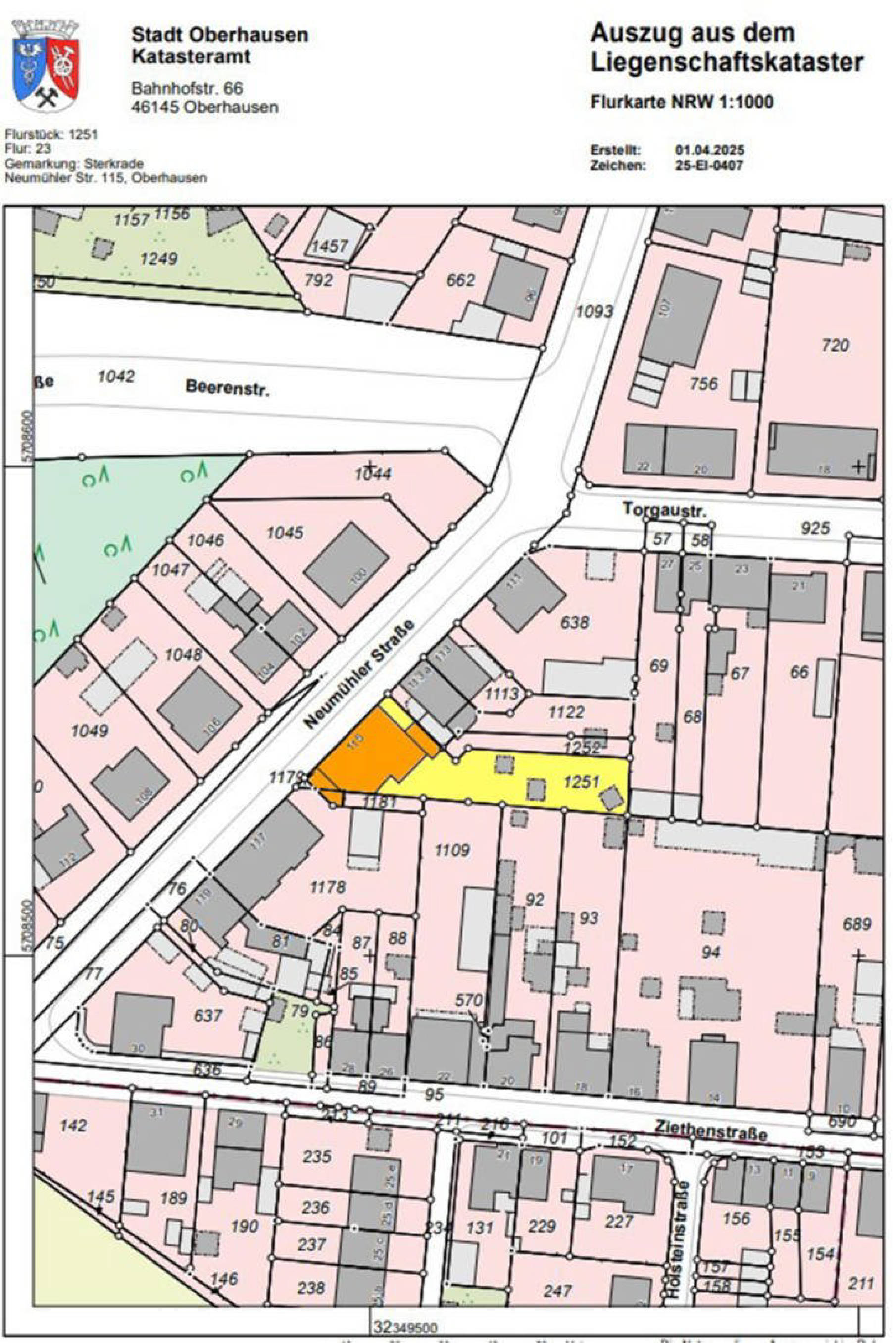 nordrheinwestpfalen 0017 K 0059/2024 Neumühler Straße 115, 46149 Oberhausen 18