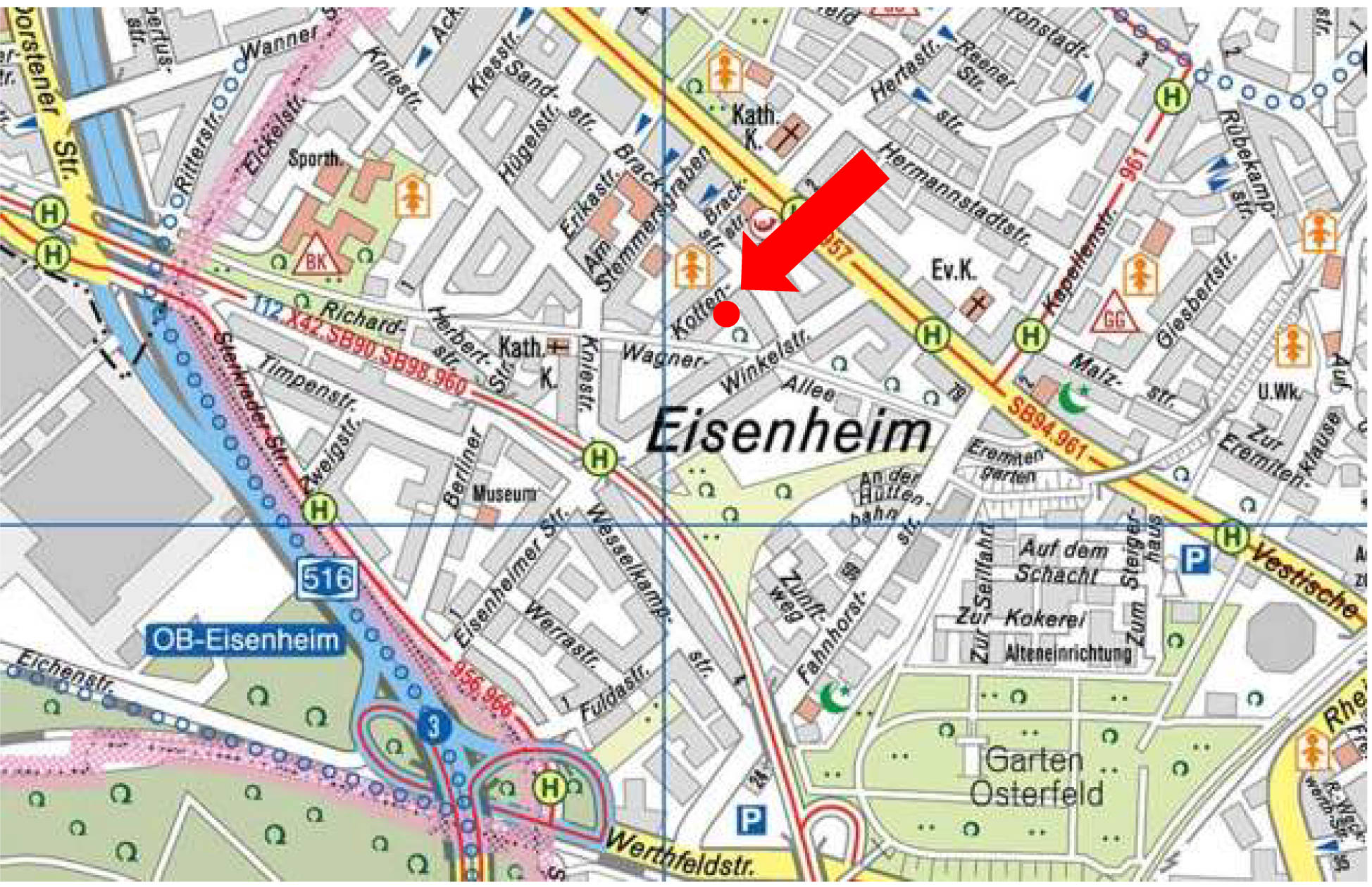 Zweifamilienhaus, Doppelhaushälfte in Kottenstraße 8, 46117 Oberhausen - Bild 2