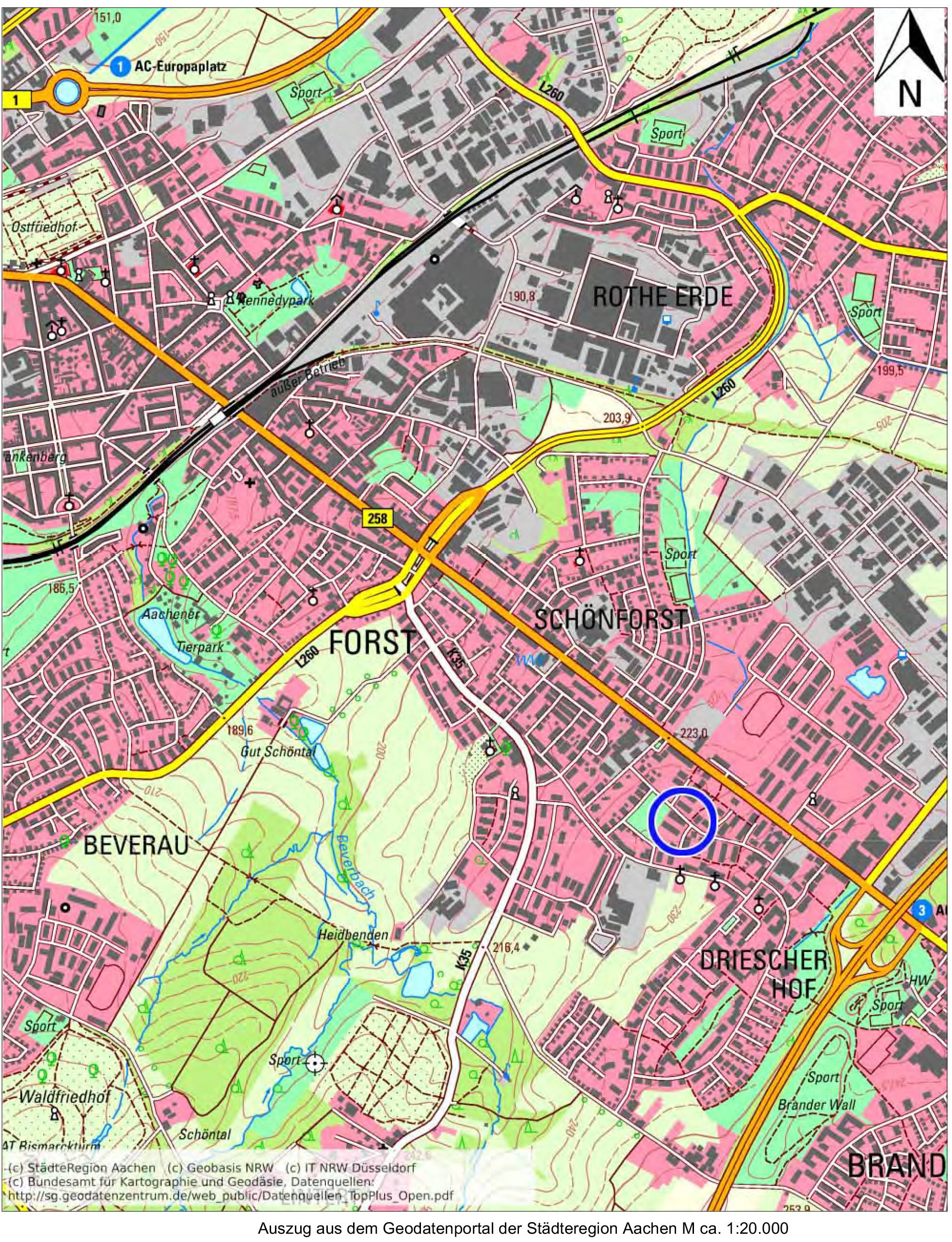 nordrheinwestpfalen 0018 K 0044/2025 Johannstraße 8, 52078 Aachen, Forst 27