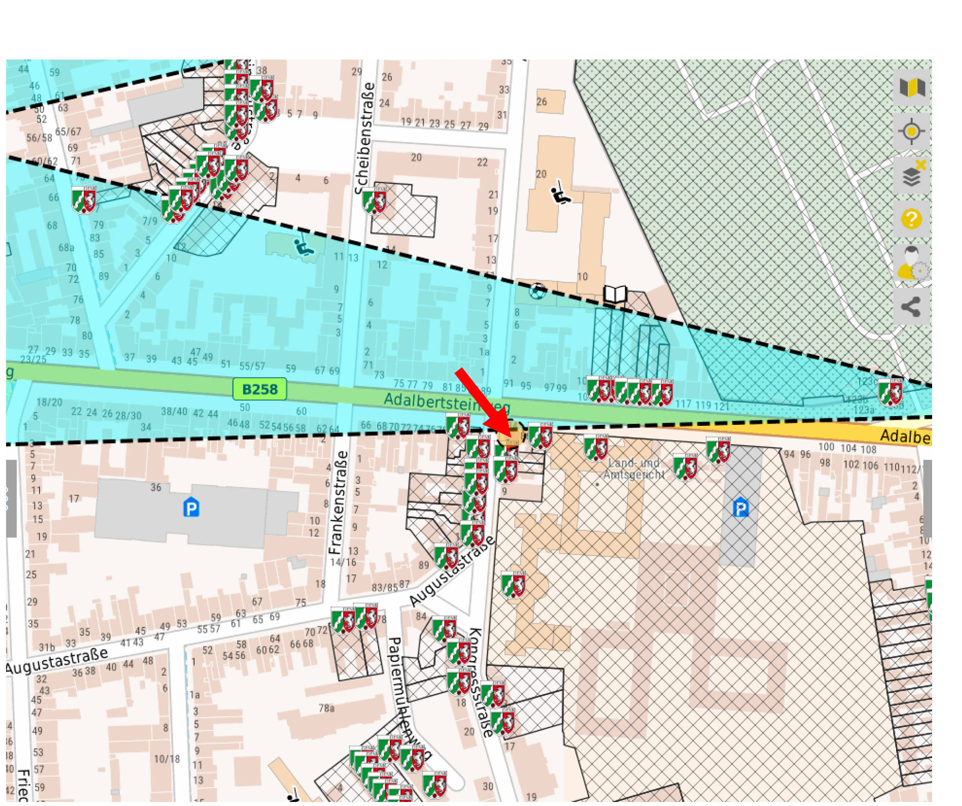 nordrheinwestpfalen 0018 K 0084/2023 Kongressstr. 1/Adalbertsteinweg 84, 00000 14