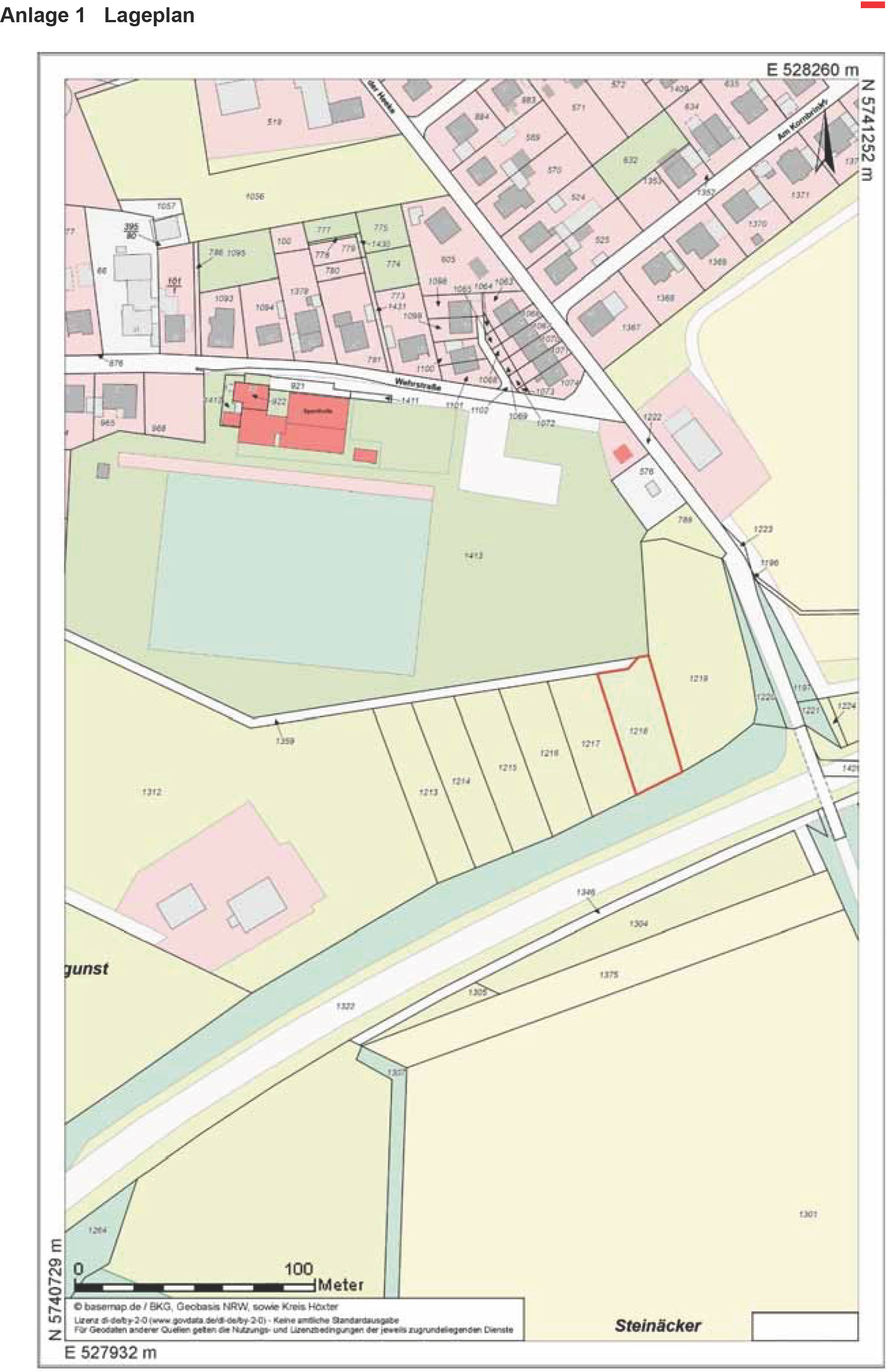 Grünland in Abgunst, 37671 Höxter, Albaxen - Bild 2