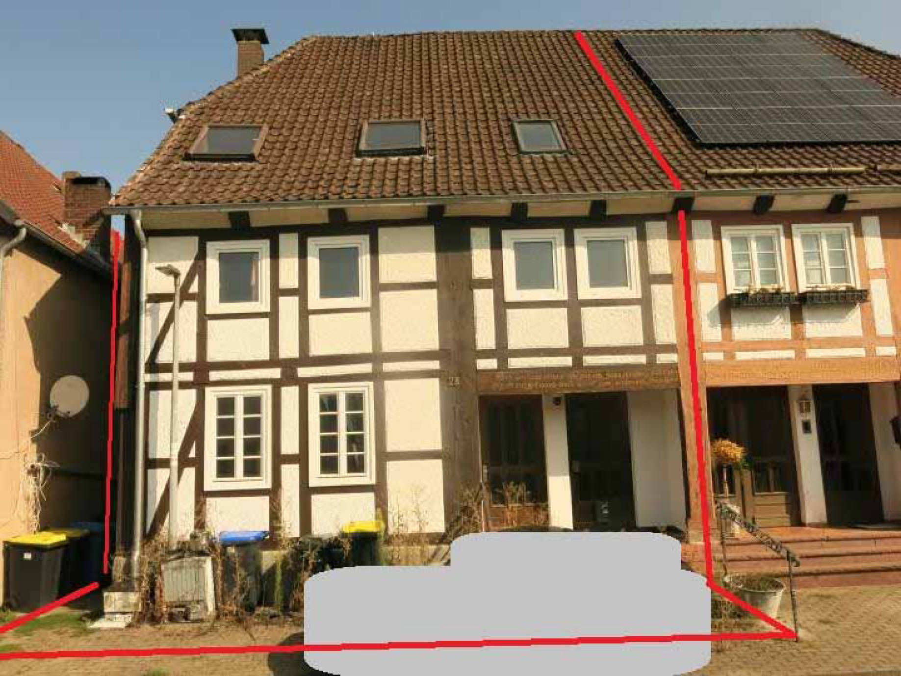 Zwei- (bis Drei-) Parteien-Doppelhaushälfte in Obere Reihe 28, 37671 Höxter, Albaxen - Bild 2